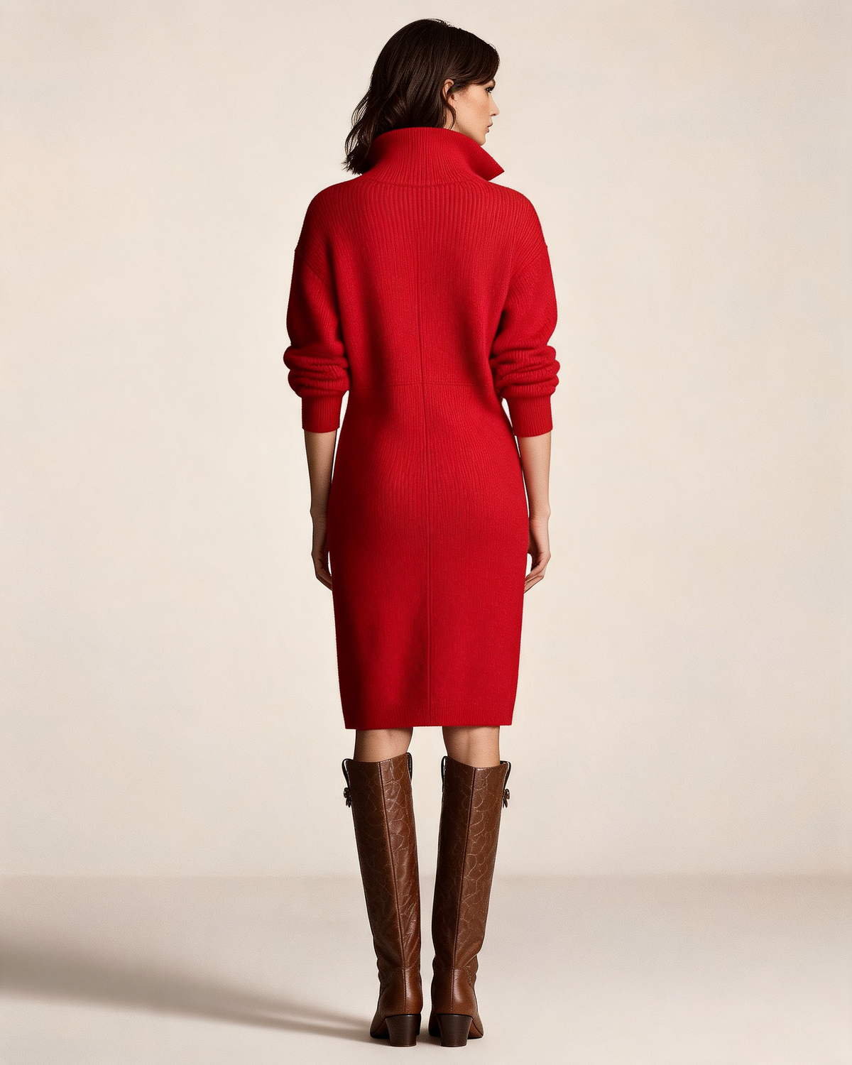 Knitted Dress – Verity Wool Midi