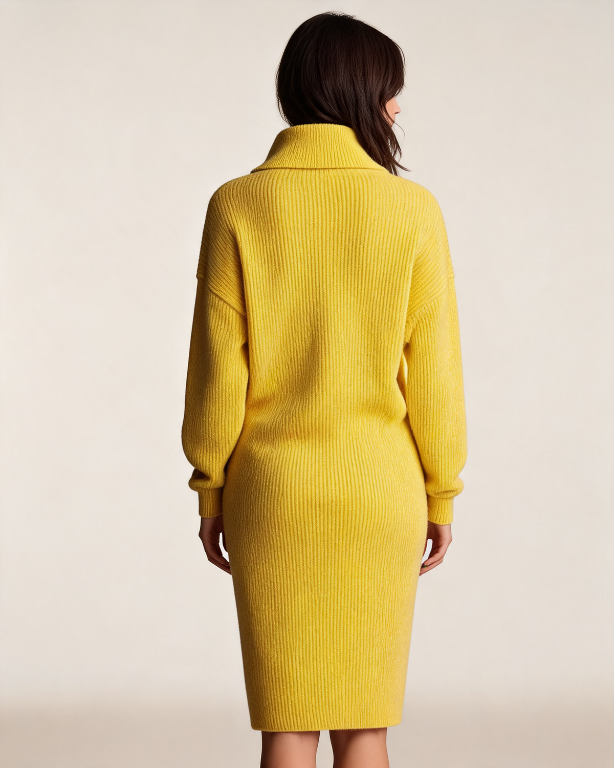 Knitted Dress – Verity Wool Midi