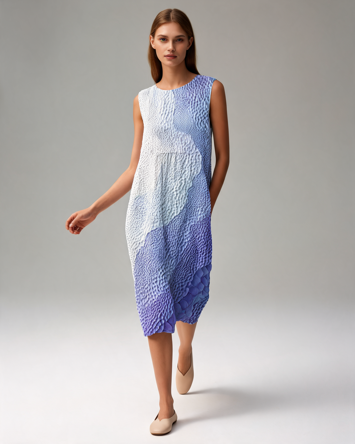 Casual Dress – Sophryana Relaxed Knee-Length