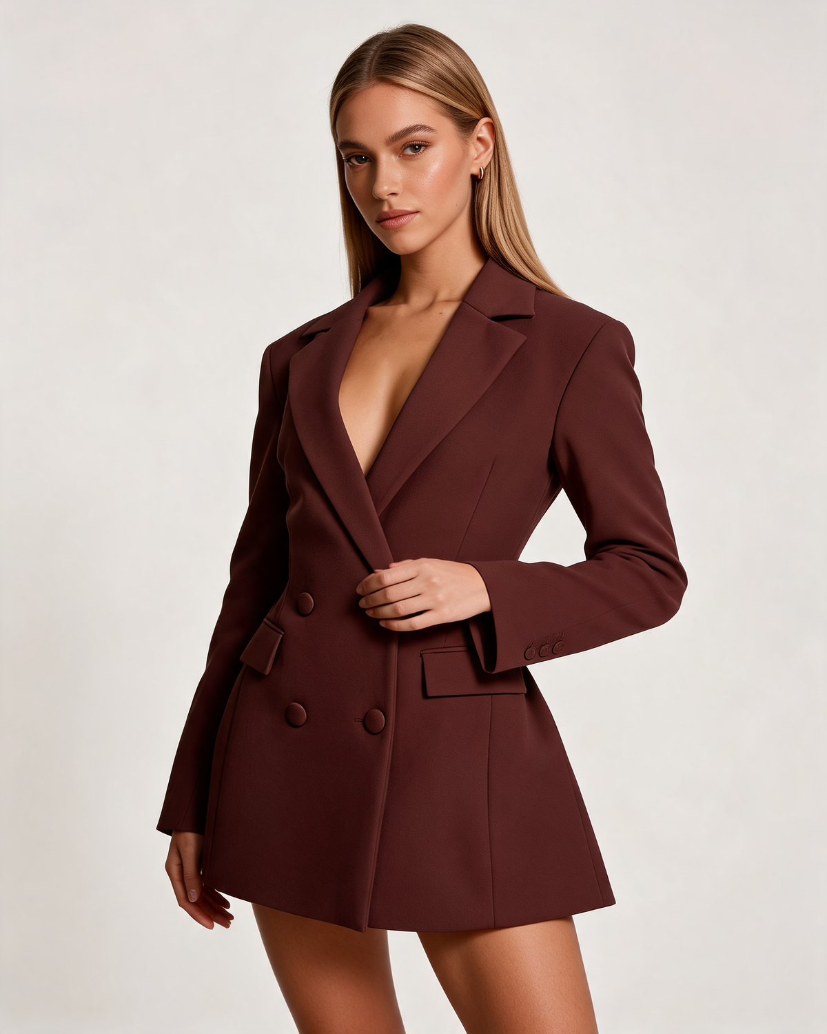 Blazer Dress for Women | Double-Breasted Tailored Mini Dress