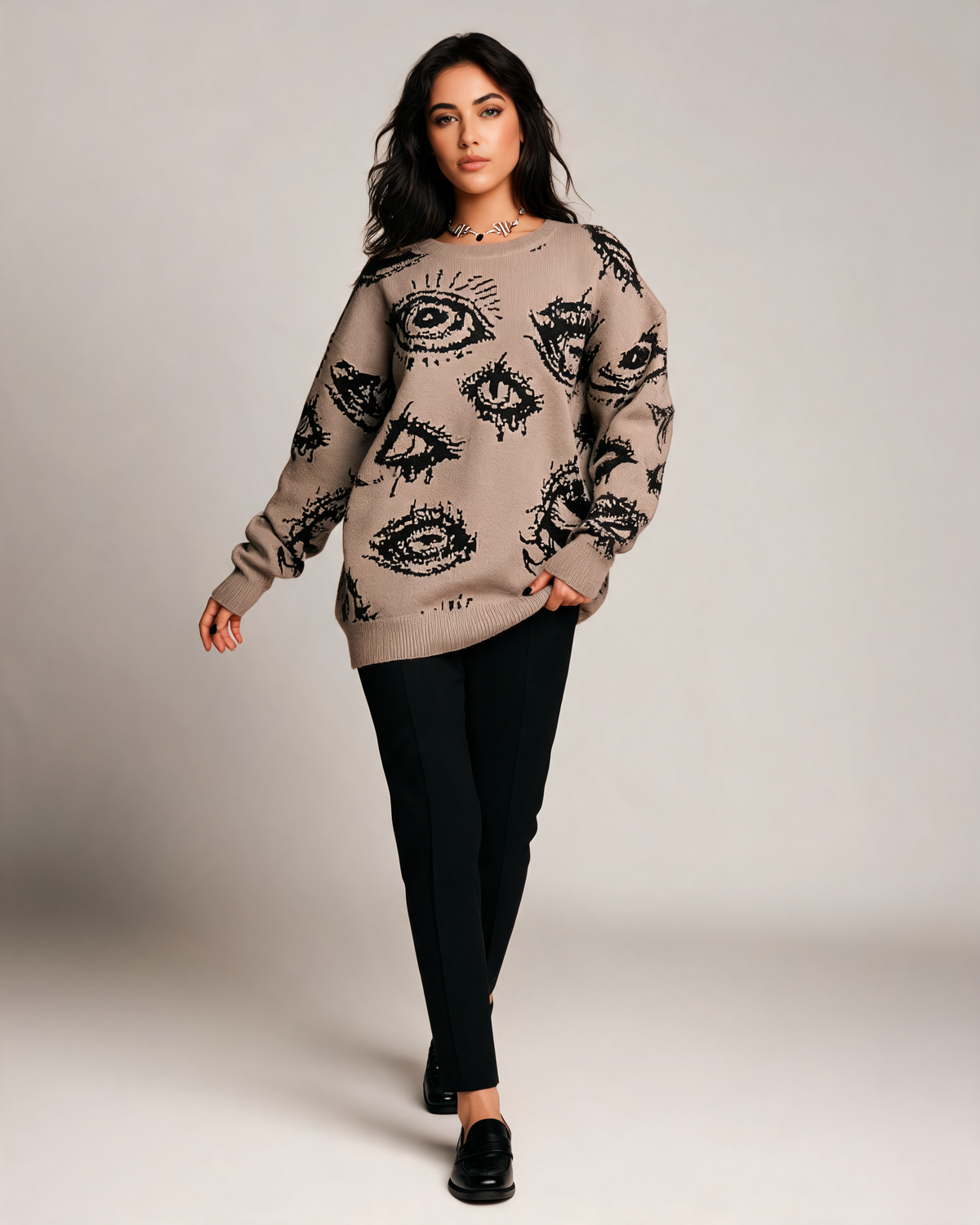 Knit Jumper | Women’s Oversized Grunge Sweater