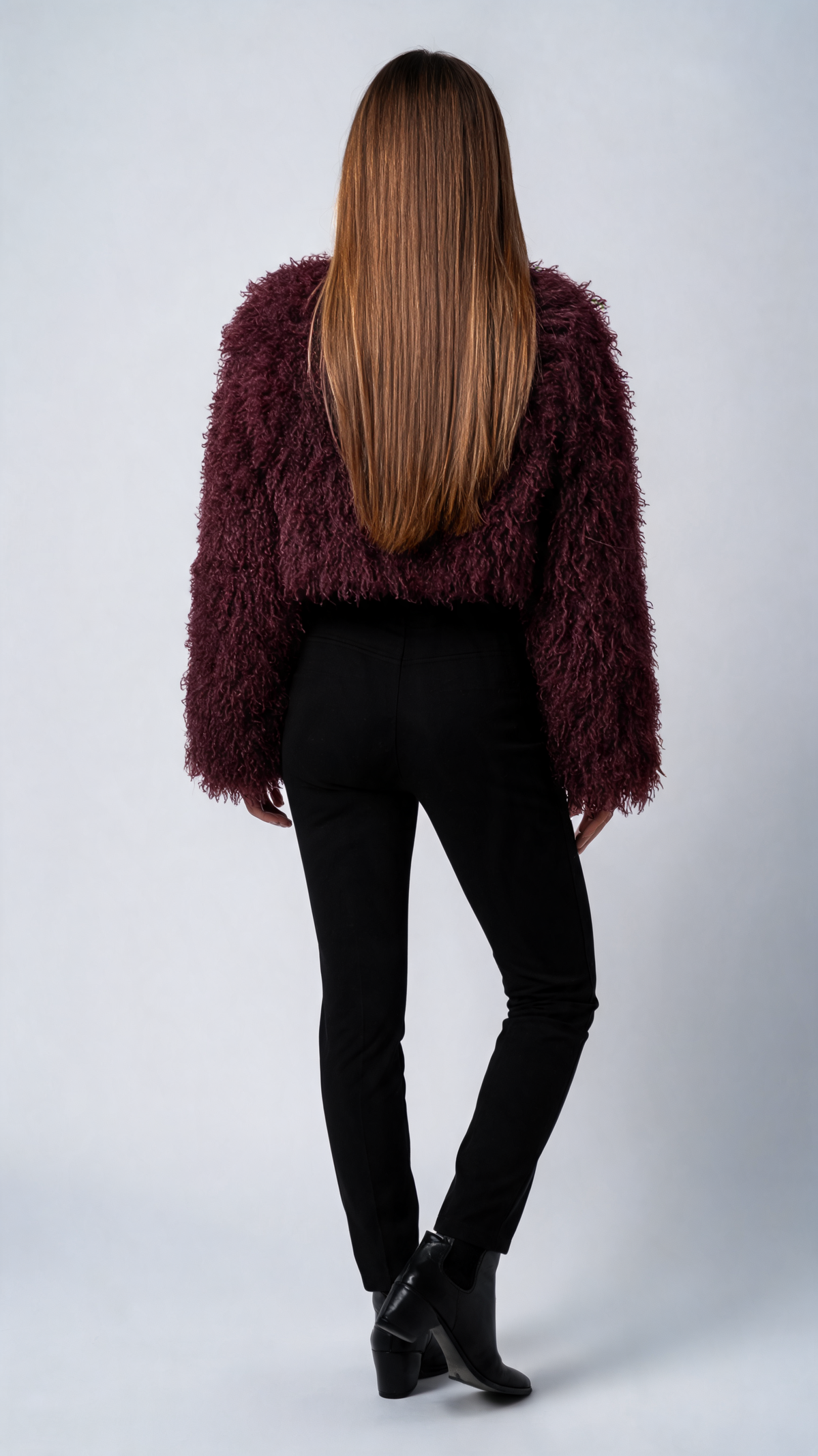 Valentina Faux Fur Cropped Jacket
