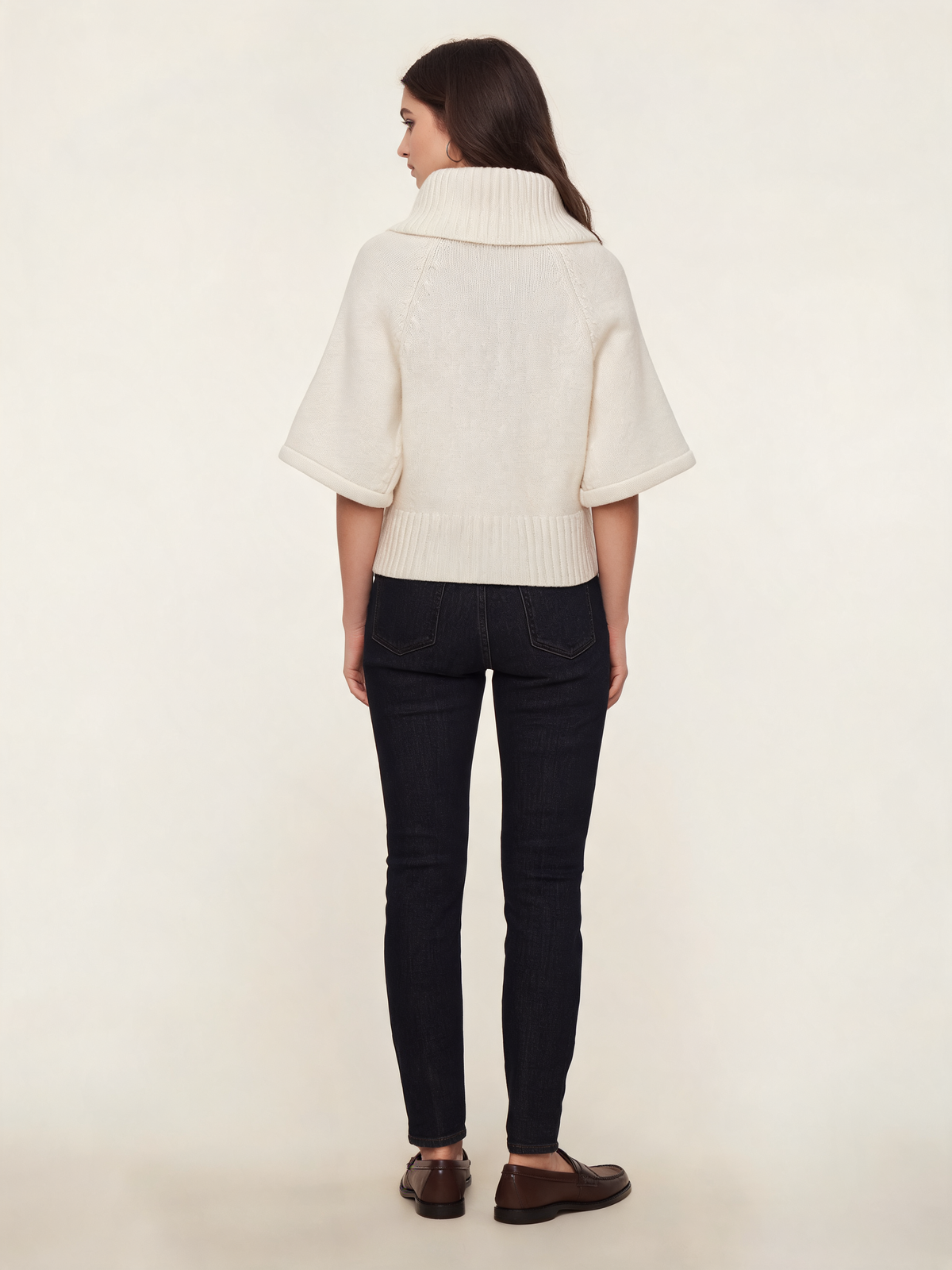 Hazel Cable Knit Turtleneck Jumper