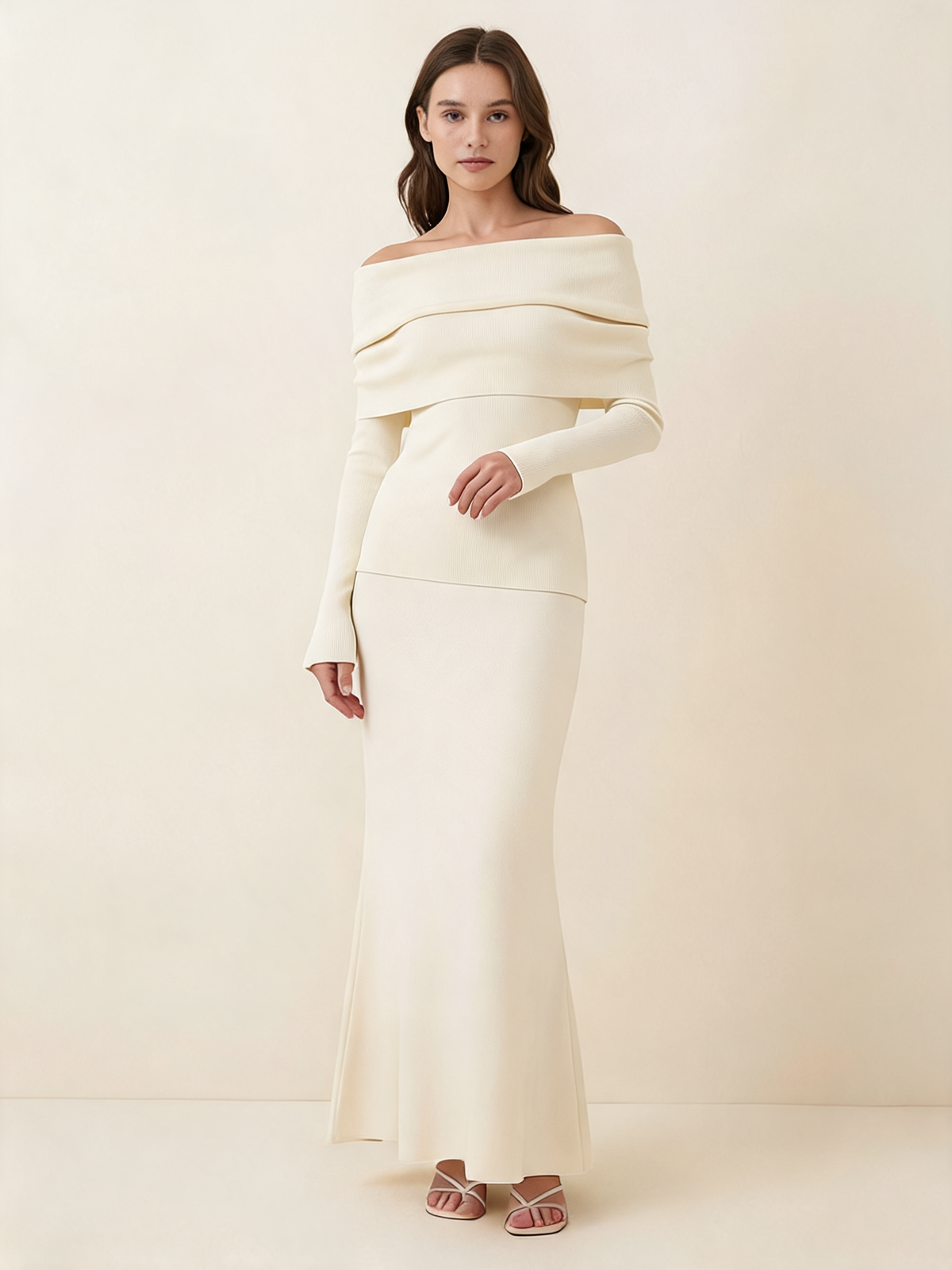 Madison Knit Top & Maxi Skirt Set