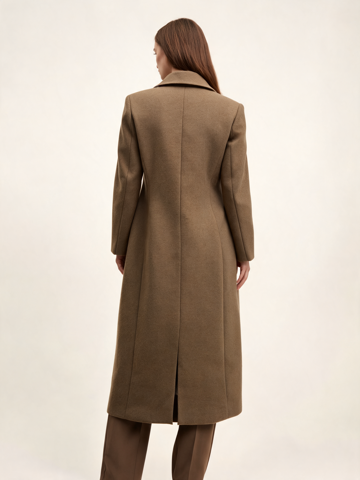 Margot Brown Longline Tailored Coat