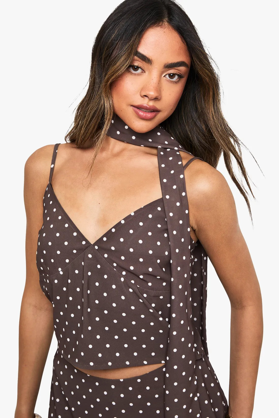 Aurora | Polka Crop Top