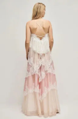 Valentina | Lace Tiered Gown