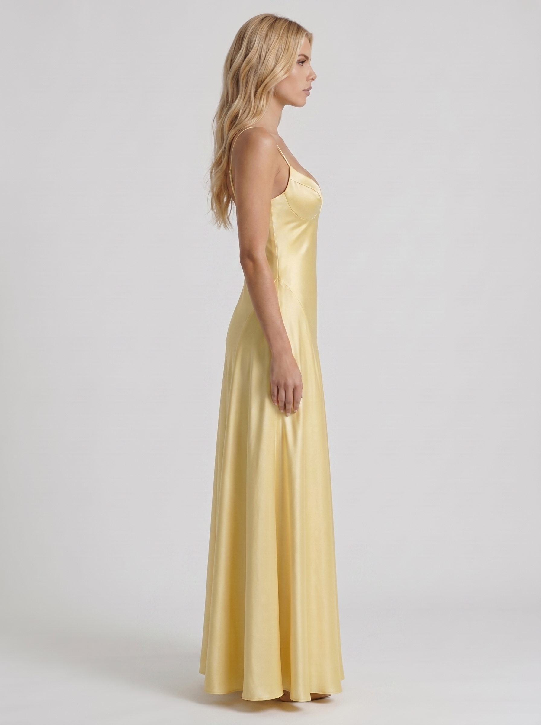 Adelaide Satin Maxi Dress