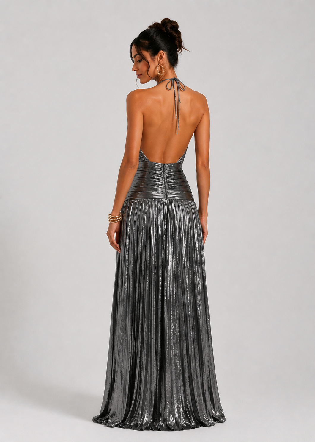 Lorry Satin Maxi Dress
