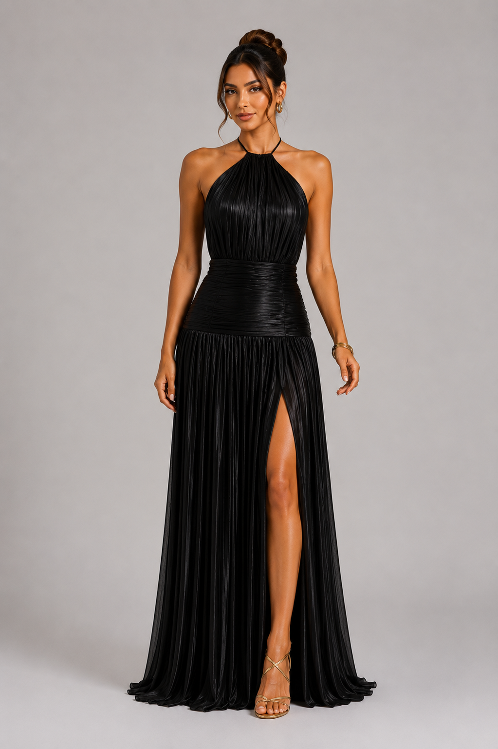 Lorry Satin Maxi Dress