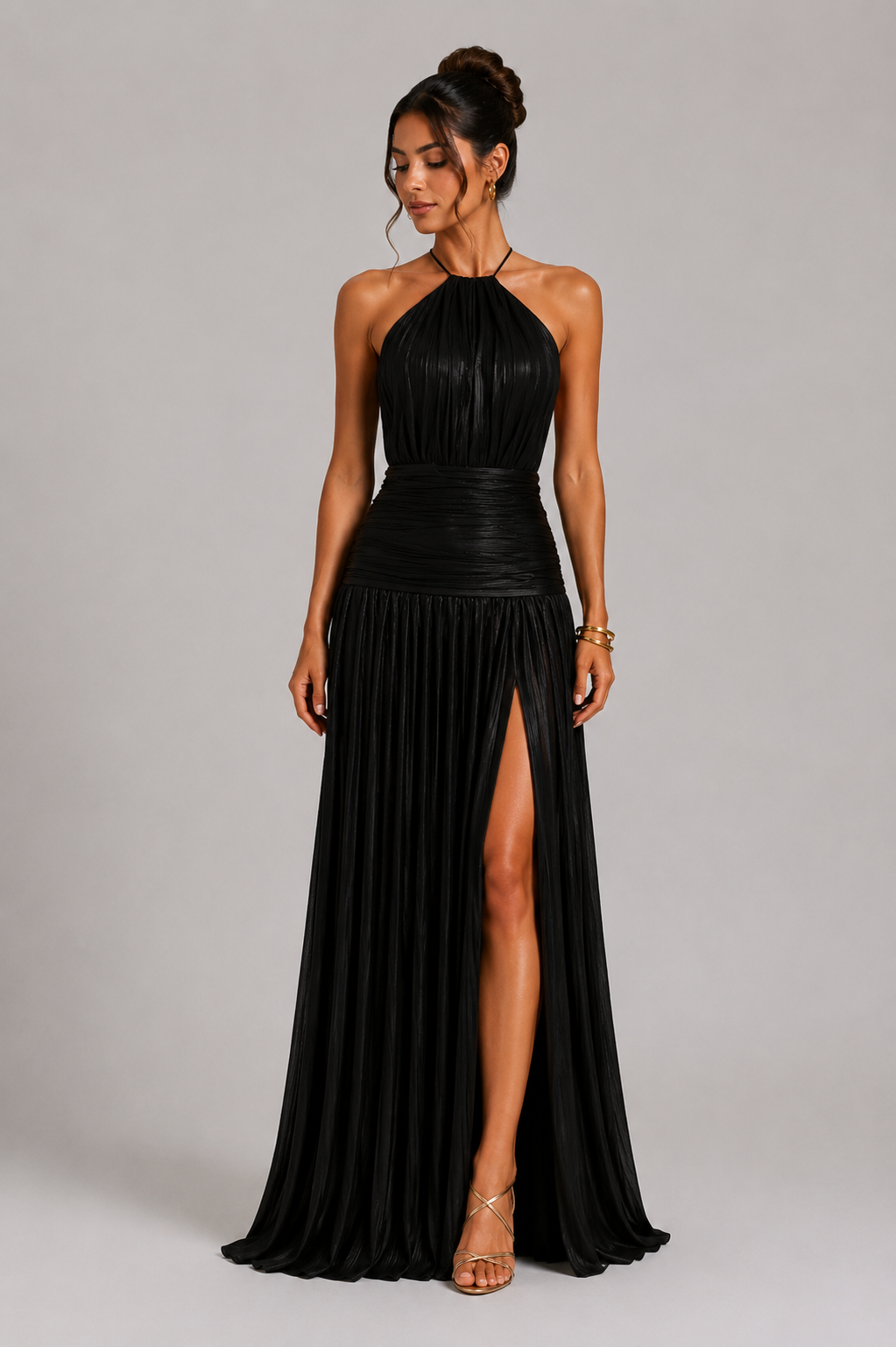Lorry Satin Maxi Dress