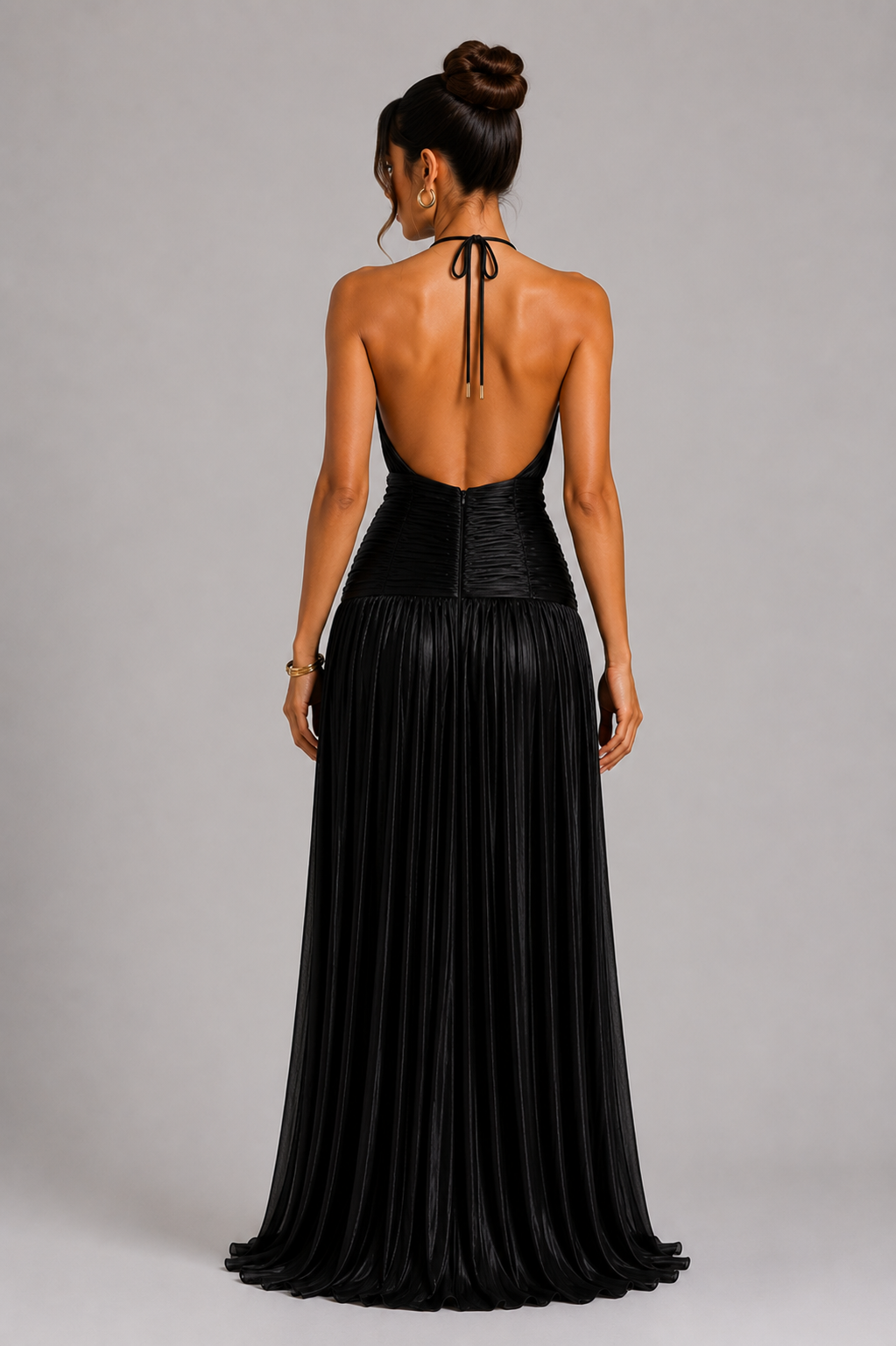 Lorry Satin Maxi Dress