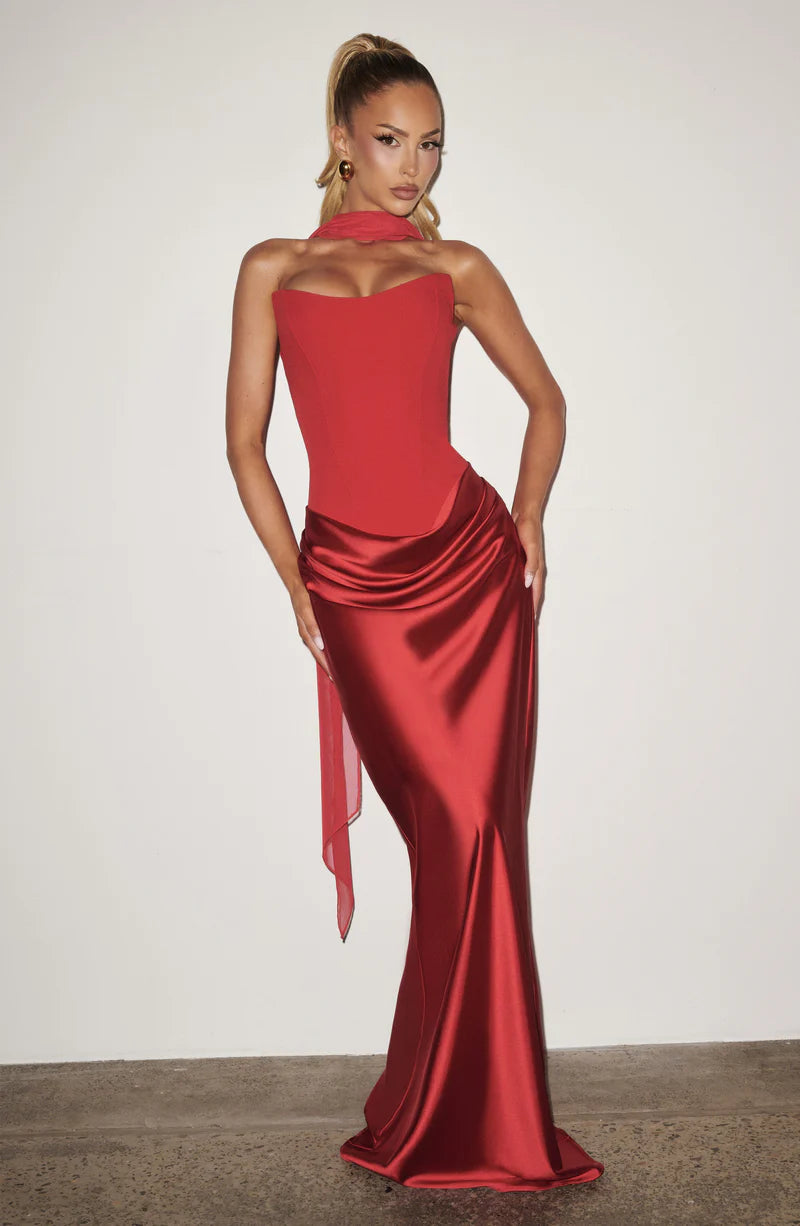 Marcella | Strapless Maxi Dress