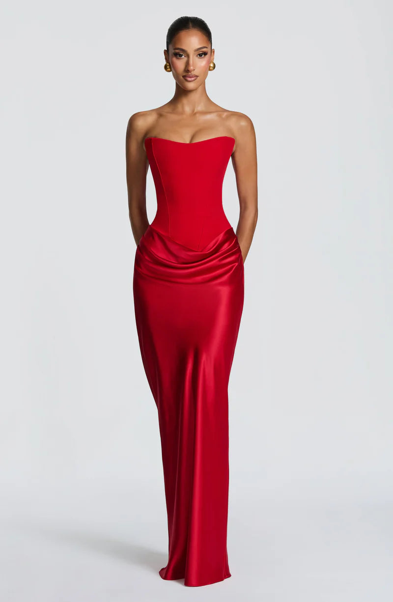 Marcella | Strapless Maxi Dress