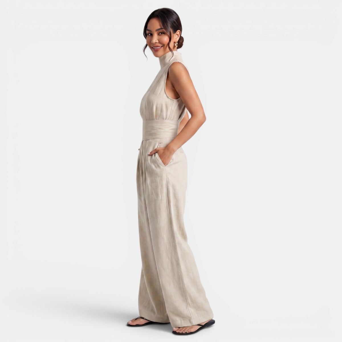 Eliana Linen Two-Piece Set