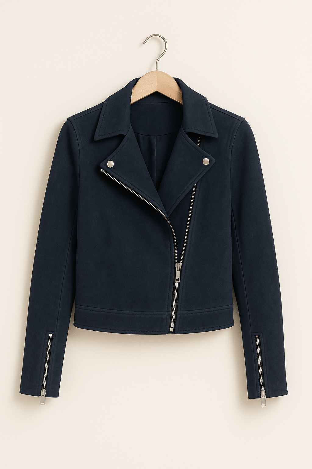 Sienna Faux Suede Biker Jacket