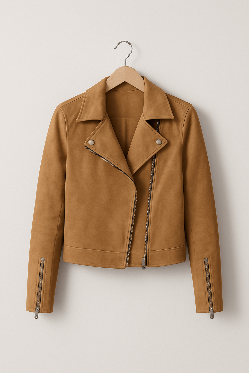 Sienna Faux Suede Biker Jacket