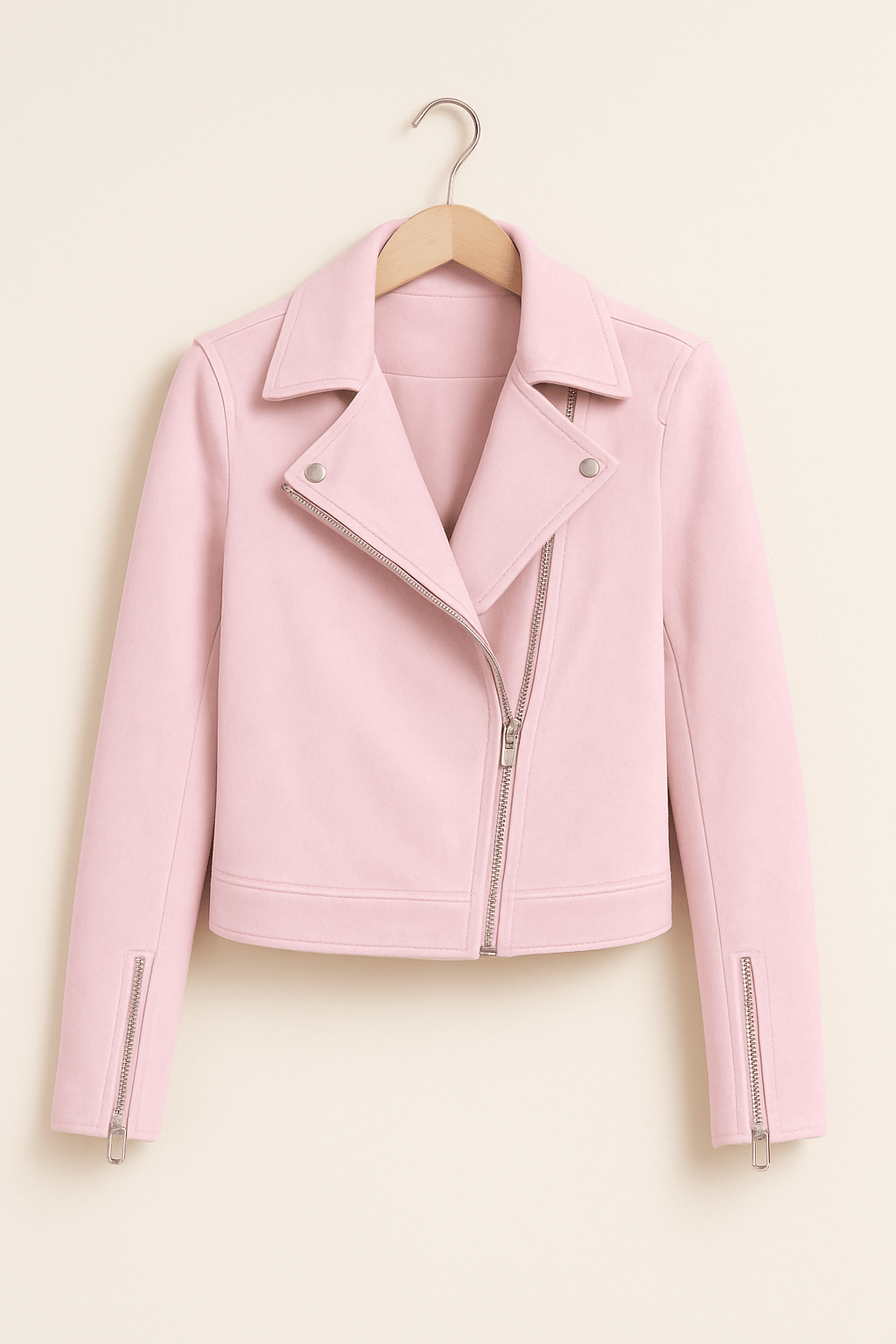 Sienna Faux Suede Biker Jacket