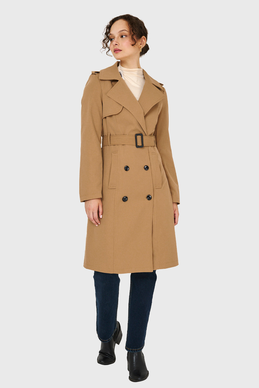 Valentina Belted Trench Coat