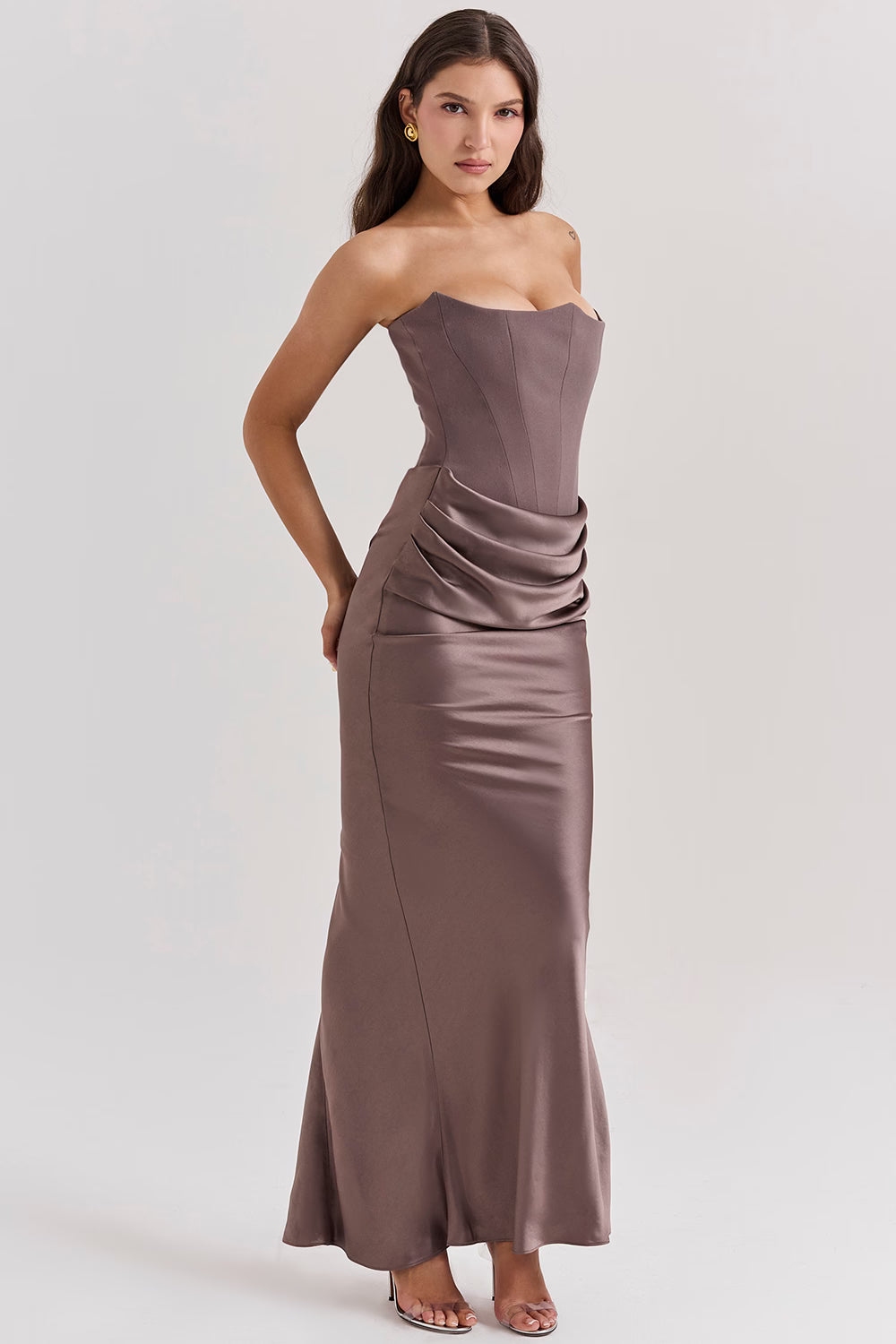 Serena | Corset Maxi Dress