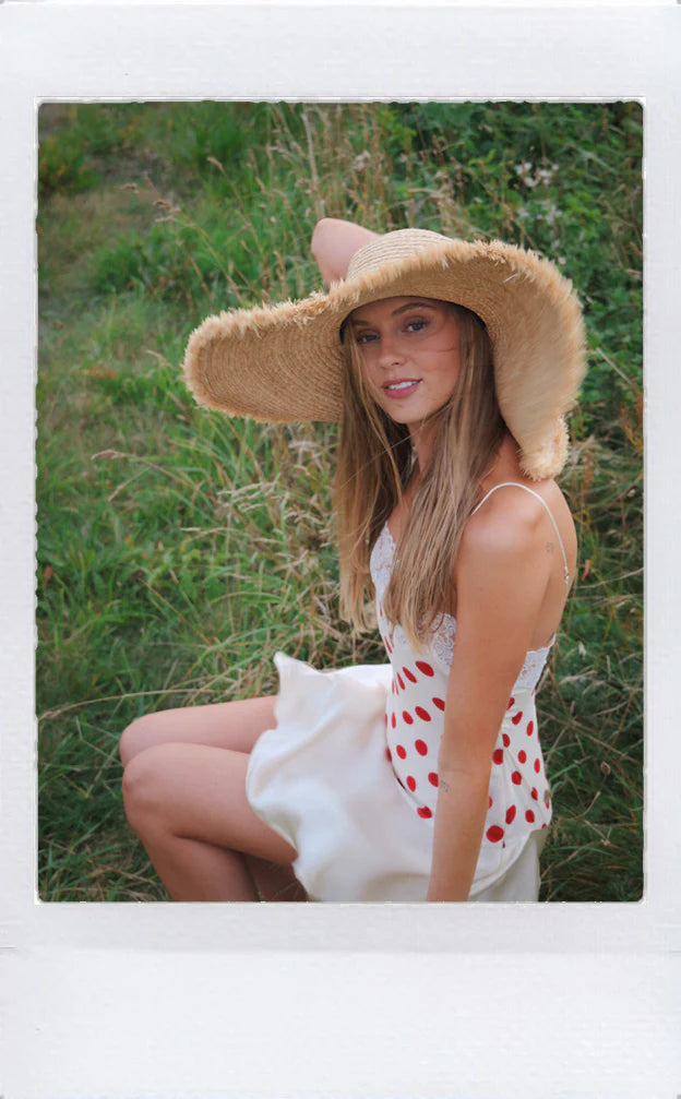 Rosalie | Silk Polka Dot Mini Dress
