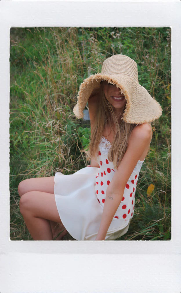 Rosalie | Silk Polka Dot Mini Dress