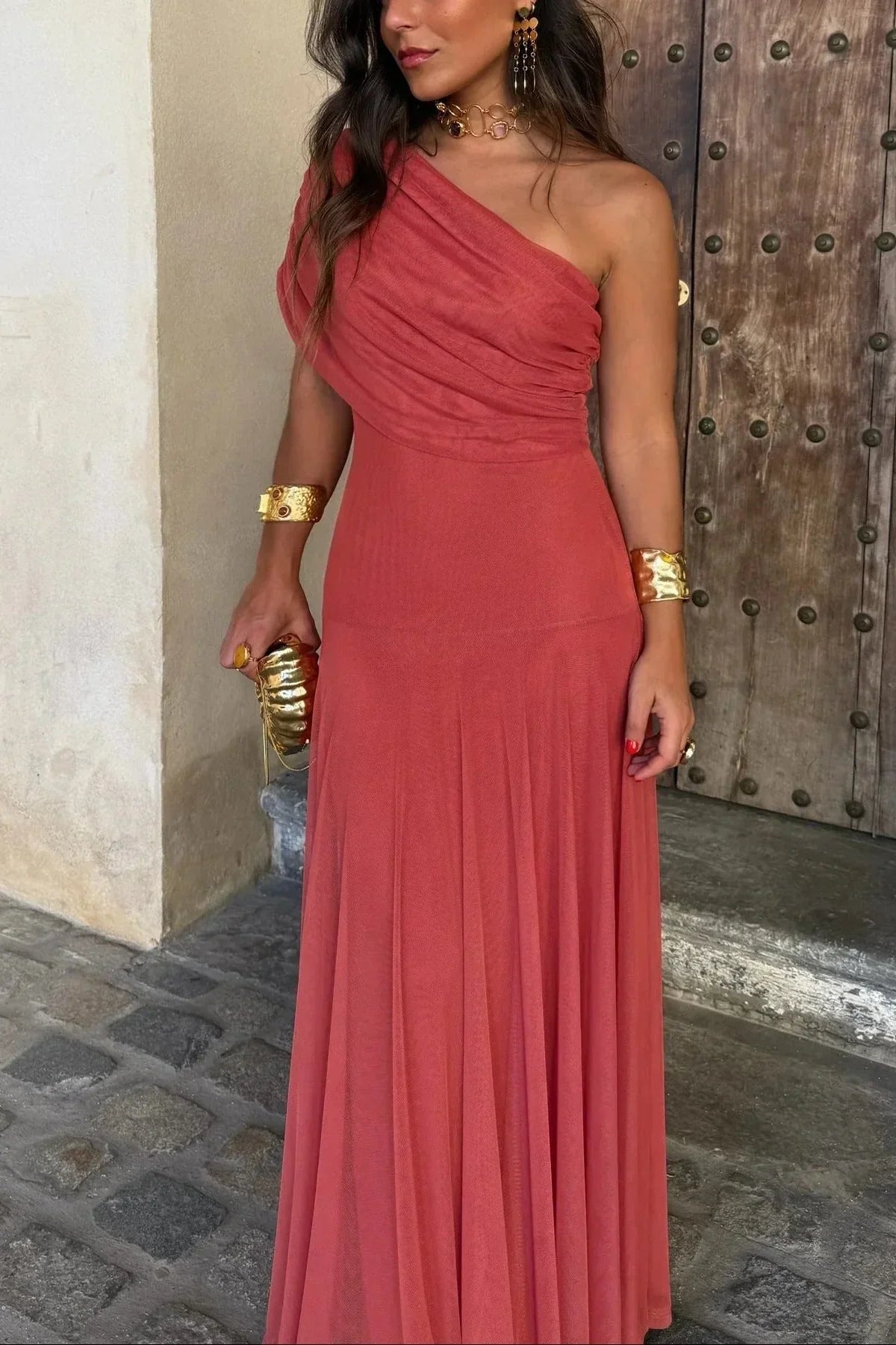 Eliana Off-Shoulder Maxi Dress