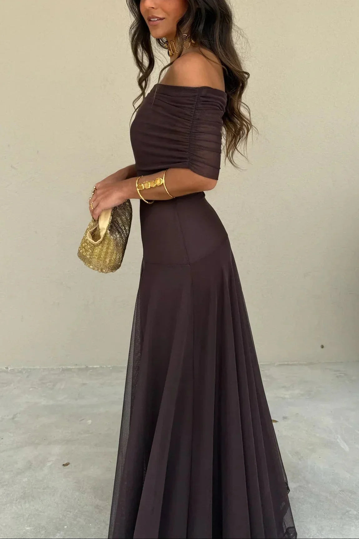 Eliana Off-Shoulder Maxi Dress