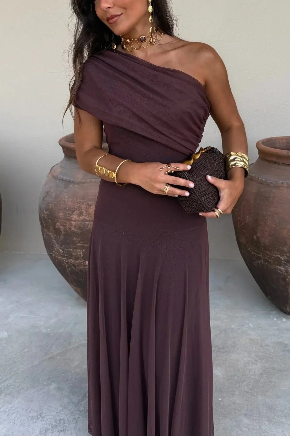 Eliana Off-Shoulder Maxi Dress