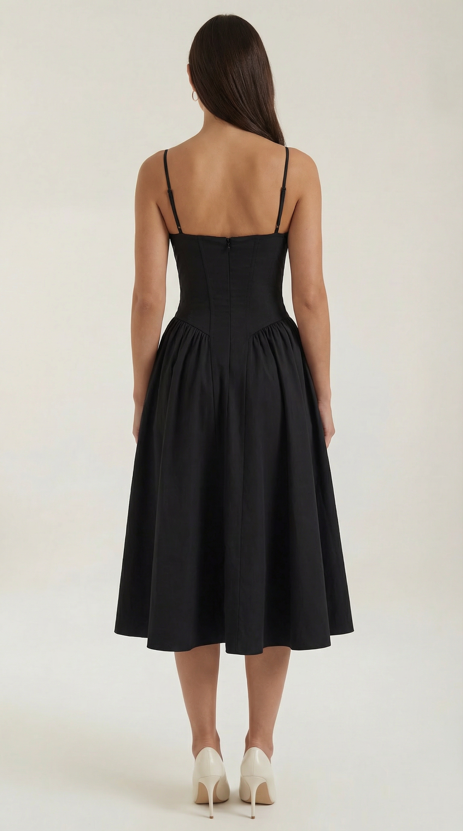 Ulva Floral Corset Midi Dress