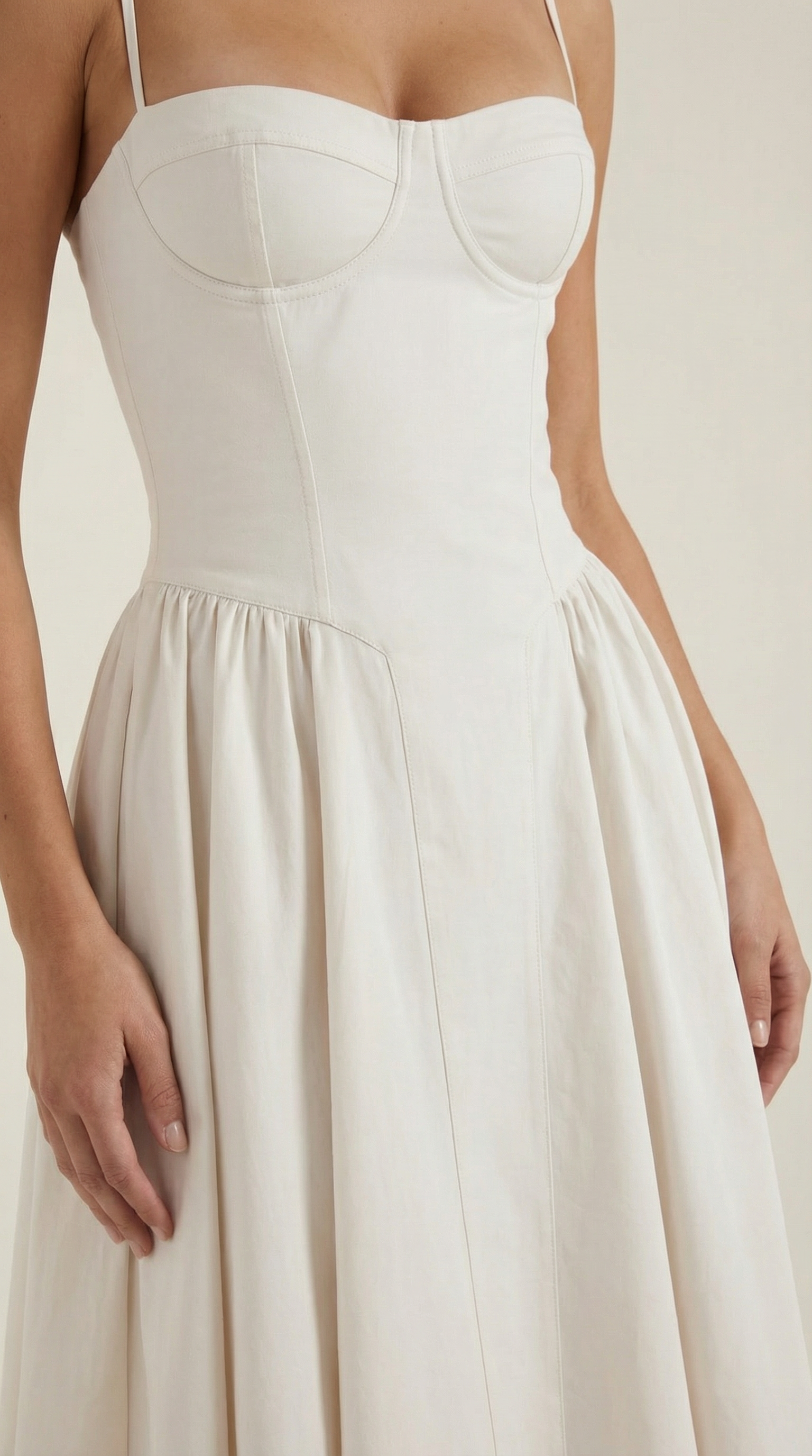 Ulva Floral Corset Midi Dress