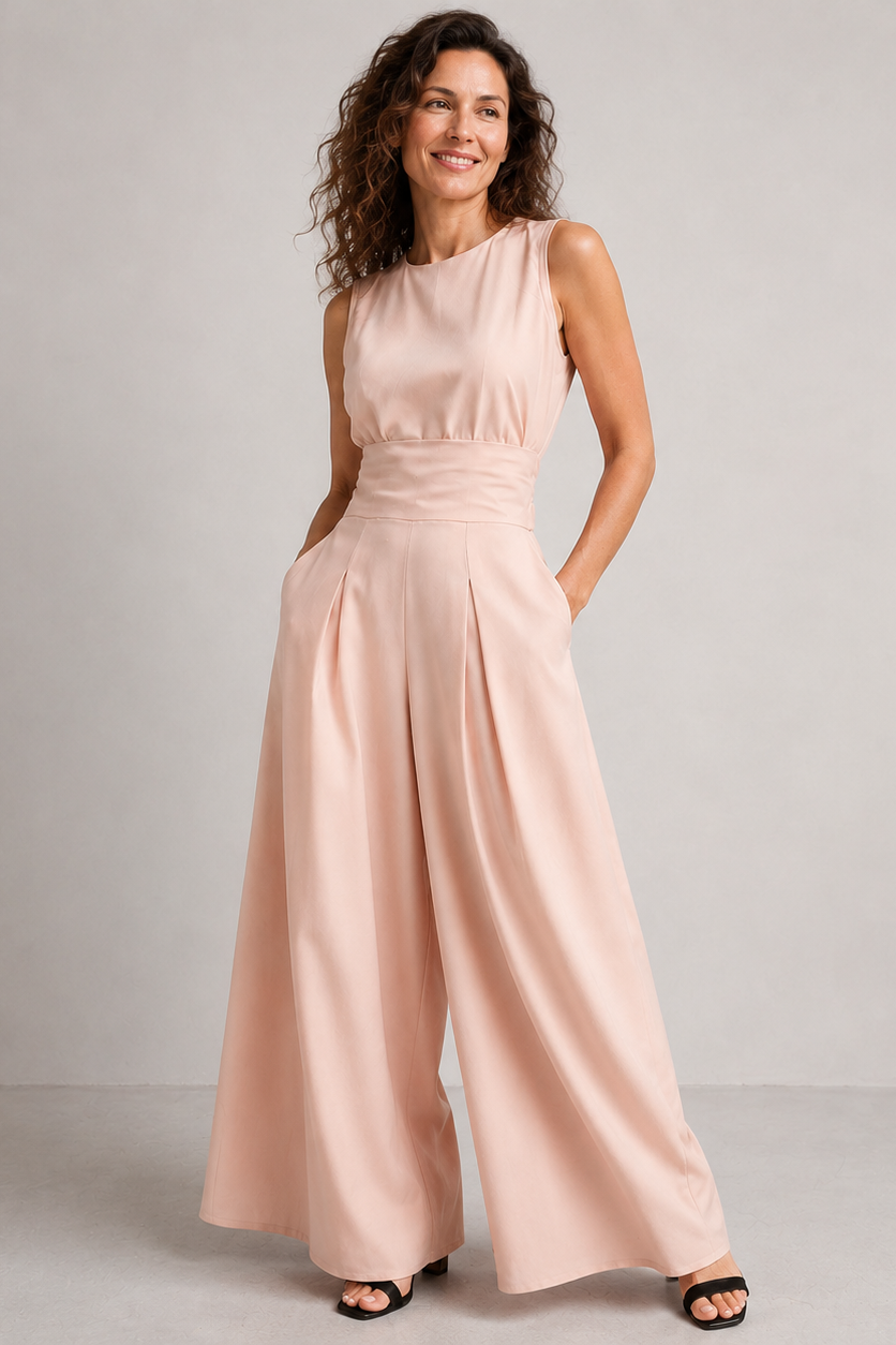 Quirine Wide-Leg Two-Piece Set