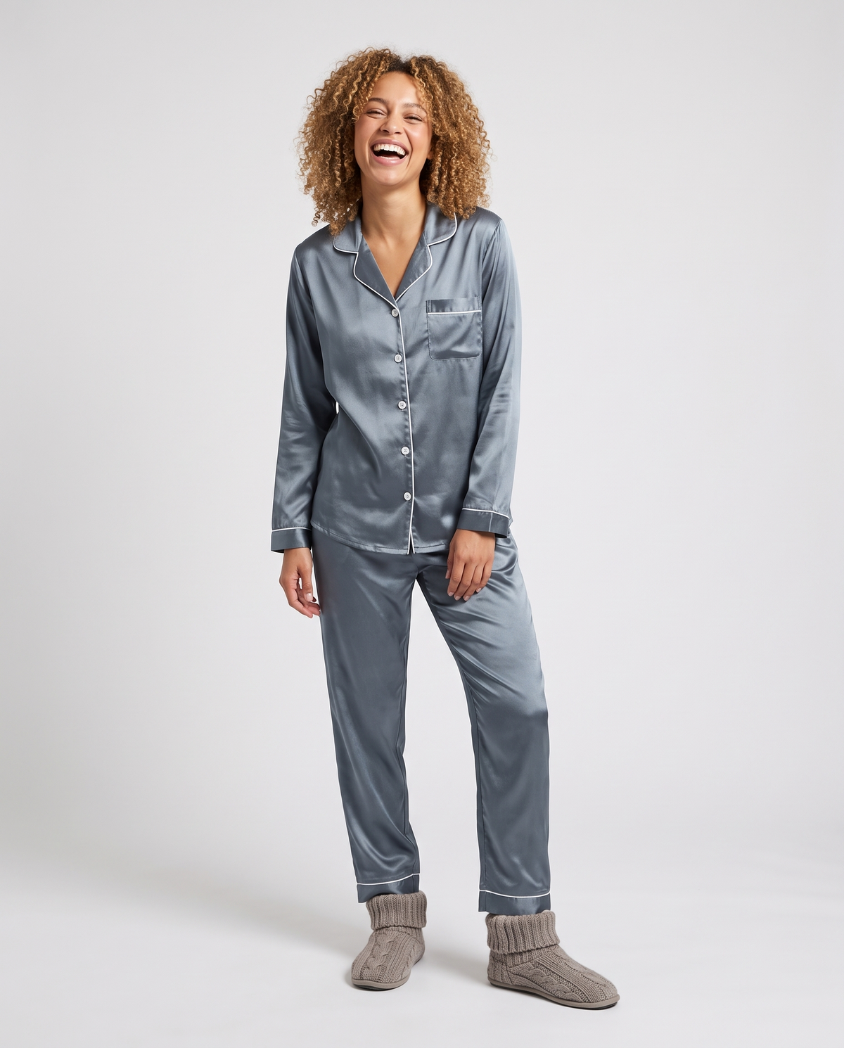 Pyjama Set – Selina Satin Lounge Set