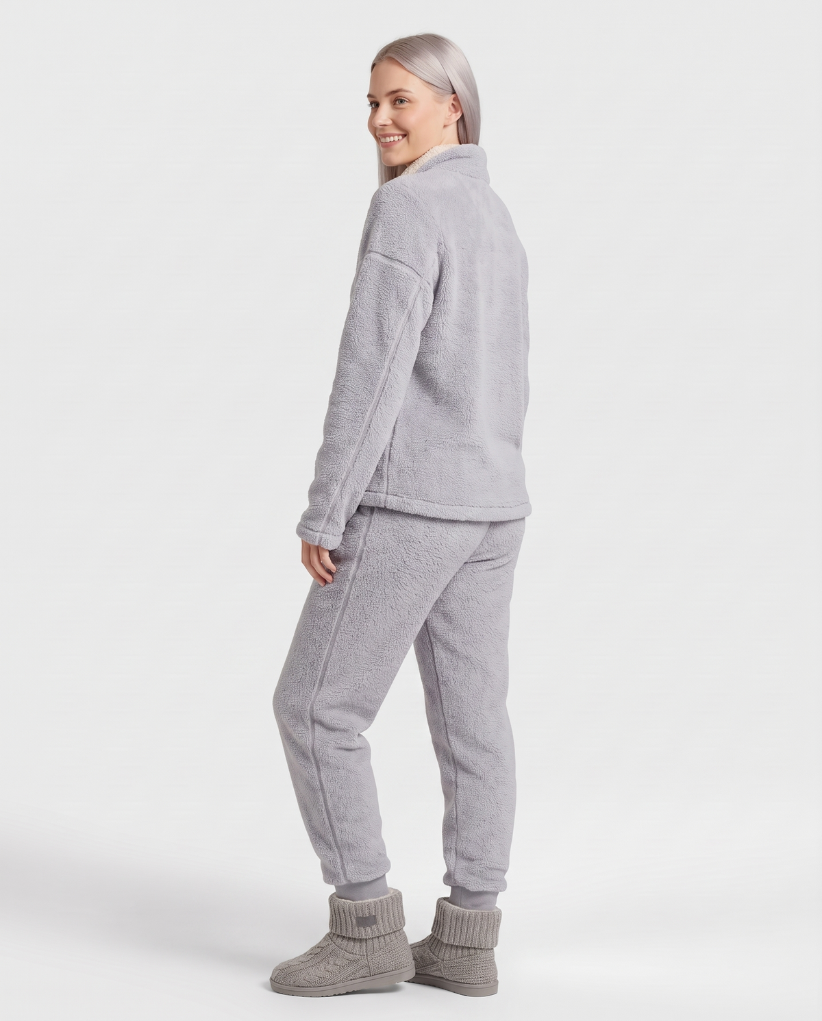 Pyjama Set – Rhona Fleece Sherpa Lounge Set