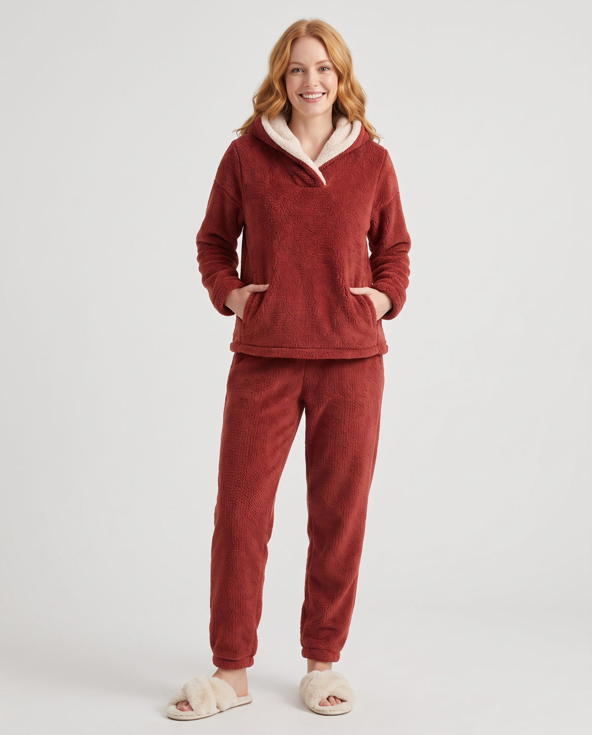 Pyjama Set – Rhona Fleece Sherpa Lounge Set