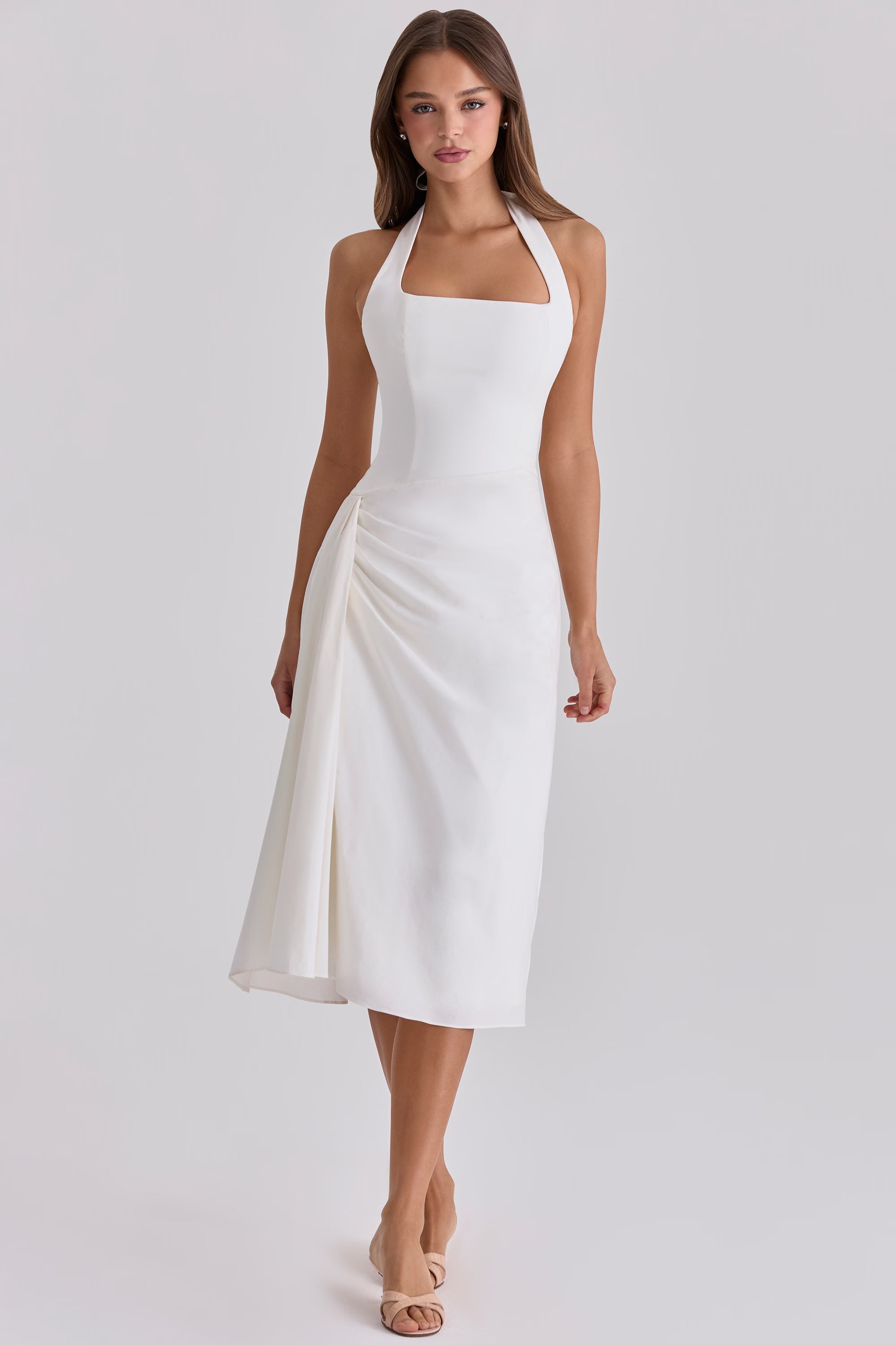 Elya | Halter Midi Dress