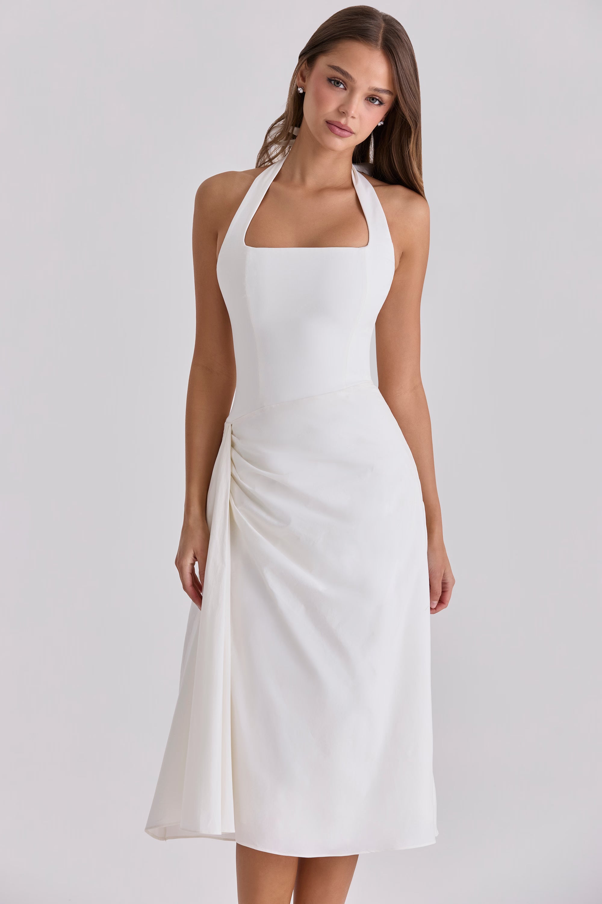 Elya | Halter Midi Dress