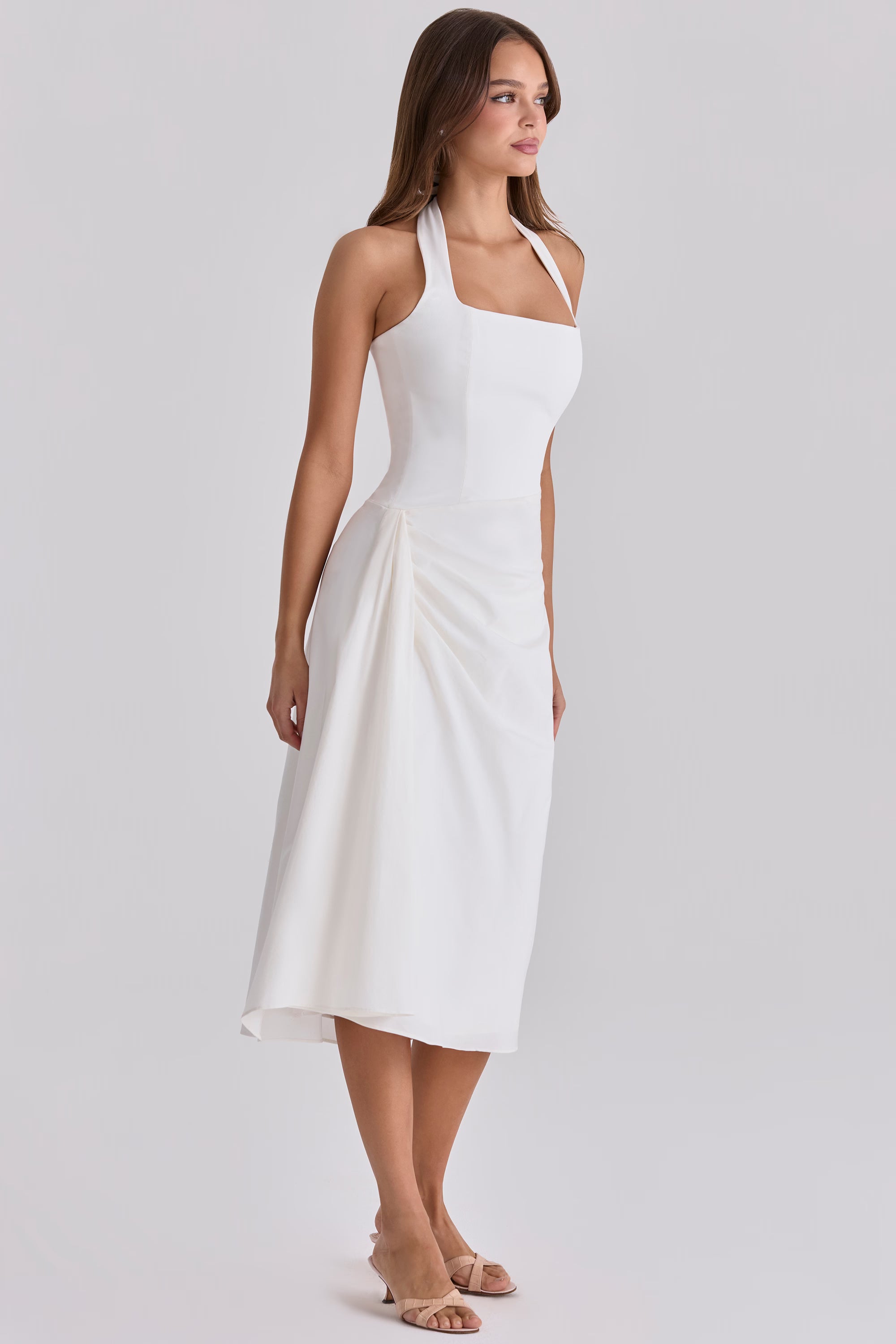 Elya | Halter Midi Dress