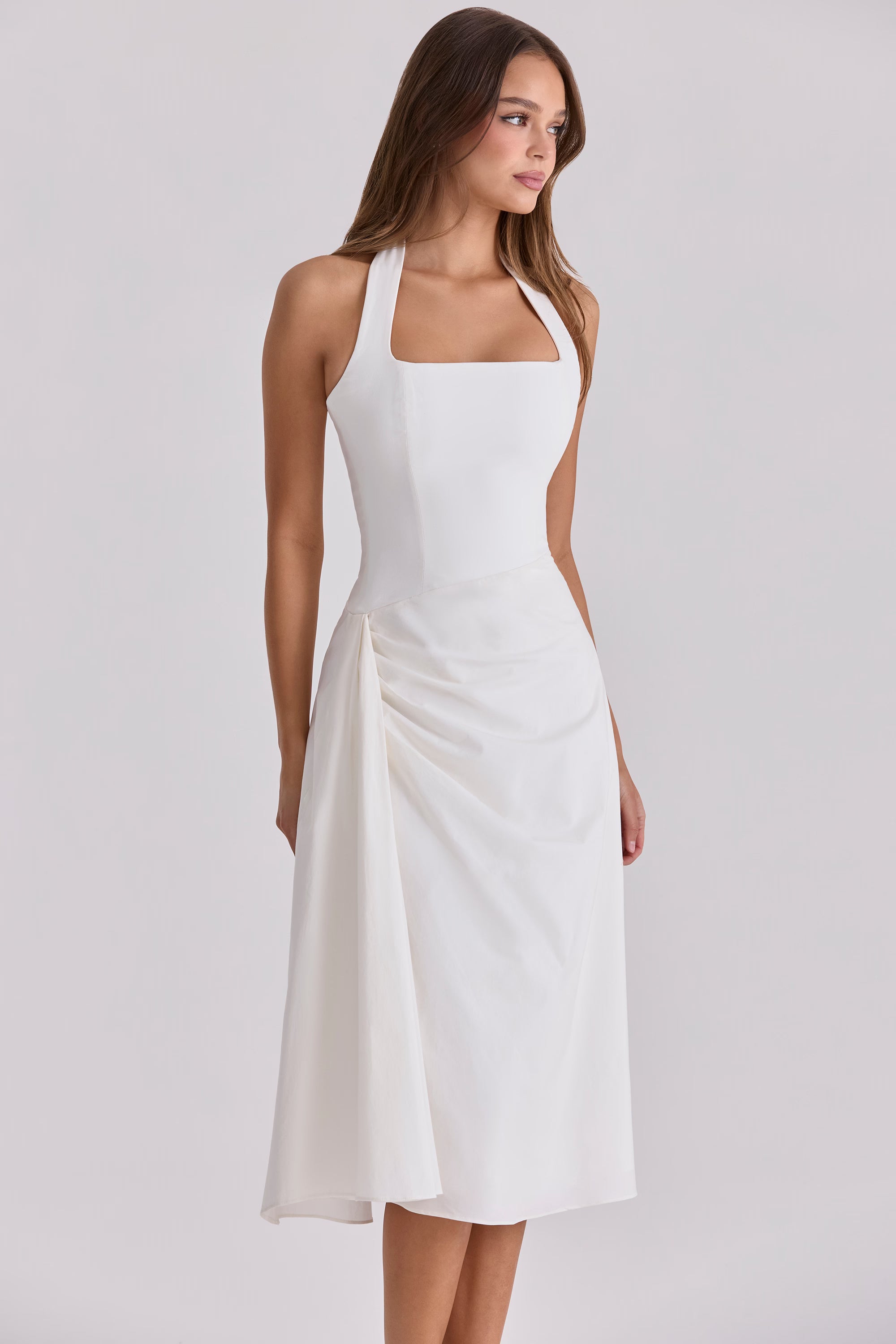 Elya | Halter Midi Dress
