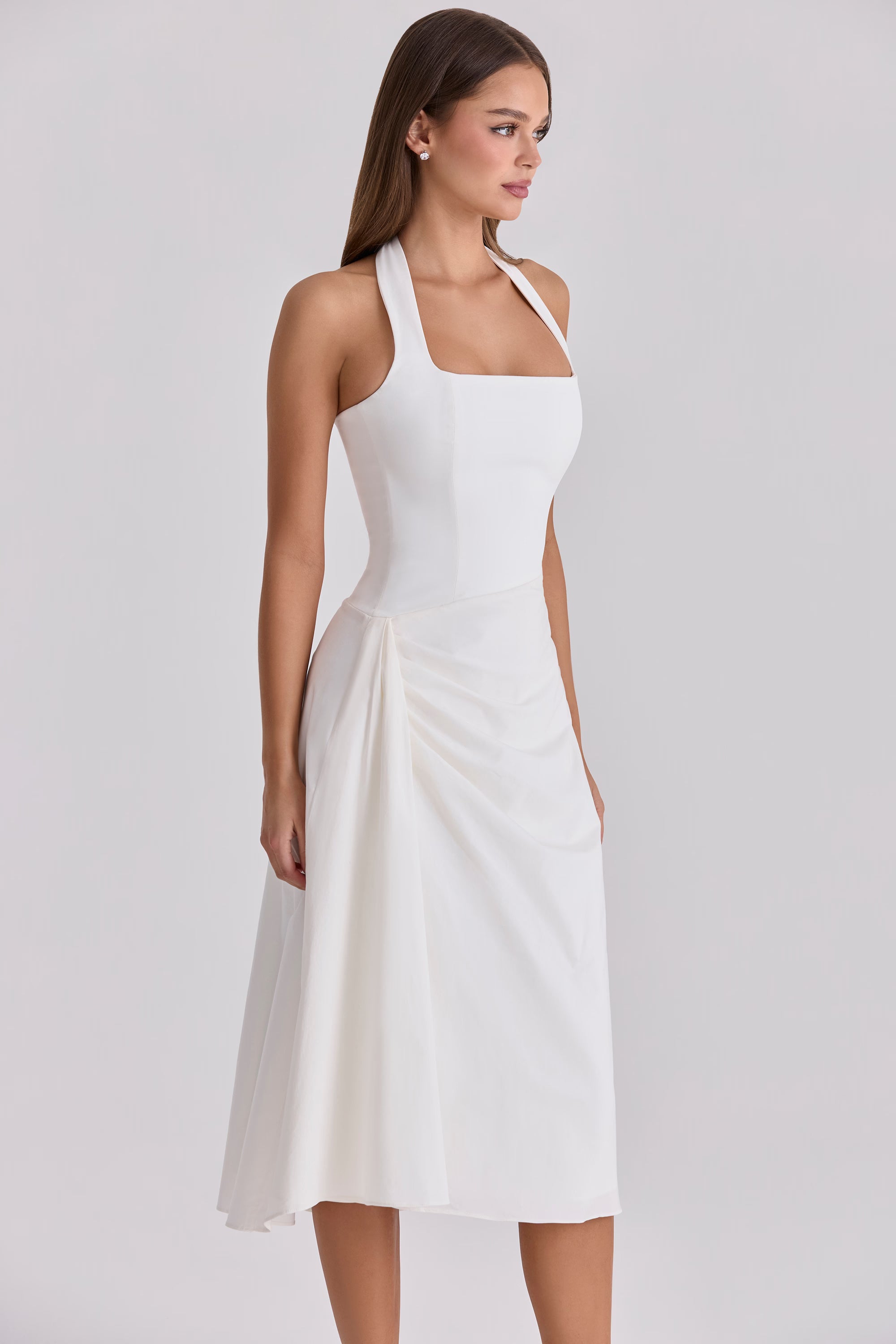 Elya | Halter Midi Dress