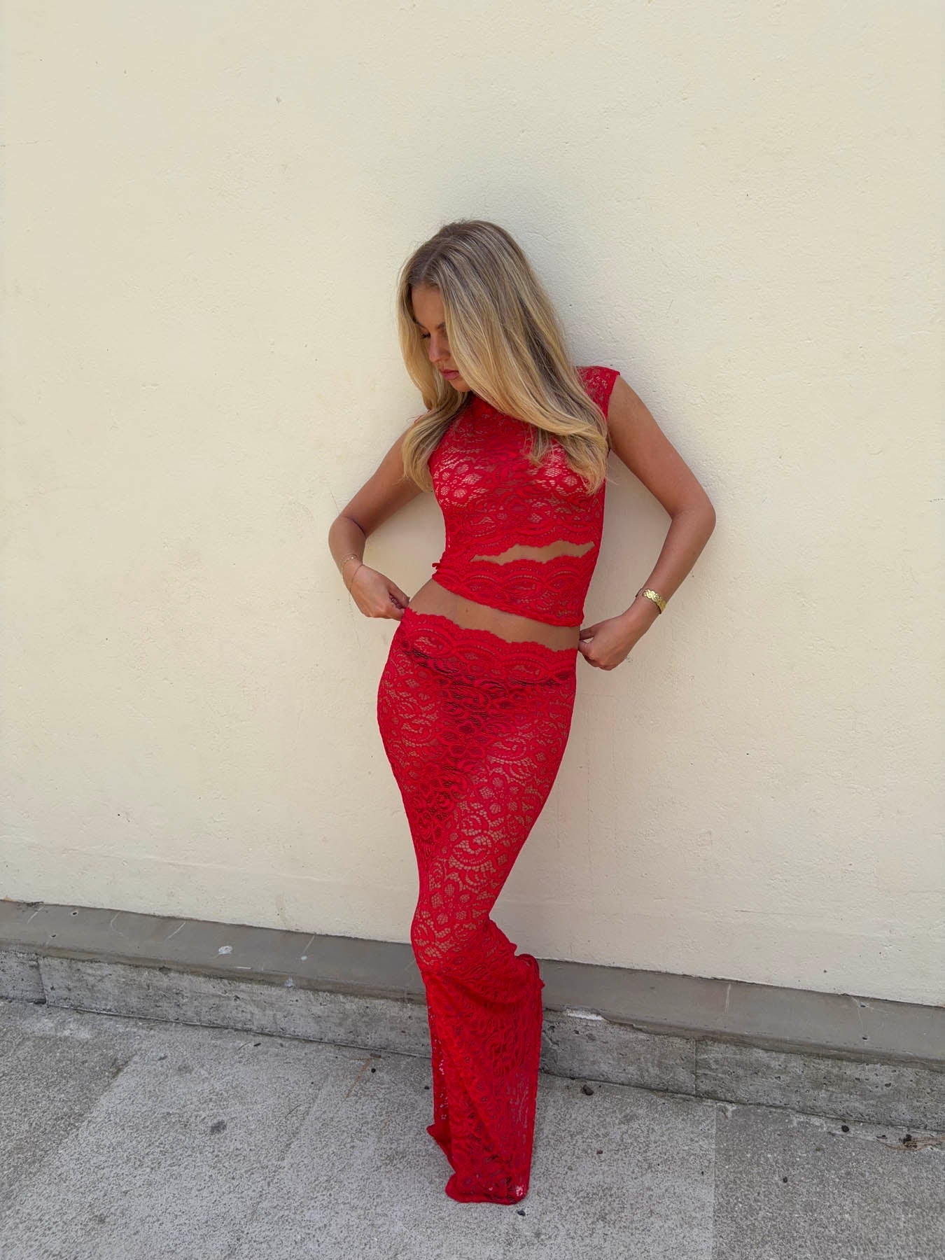 Marisol lace Maxi Dress