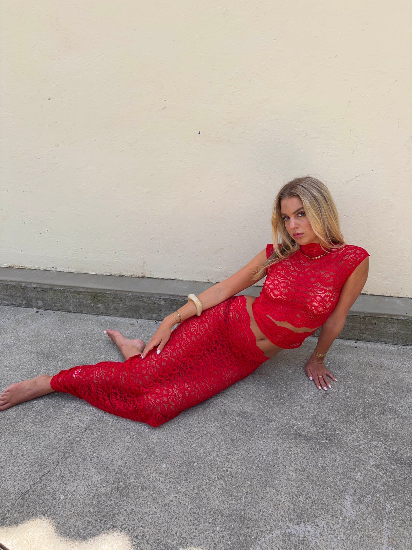 Marisol lace Maxi Dress