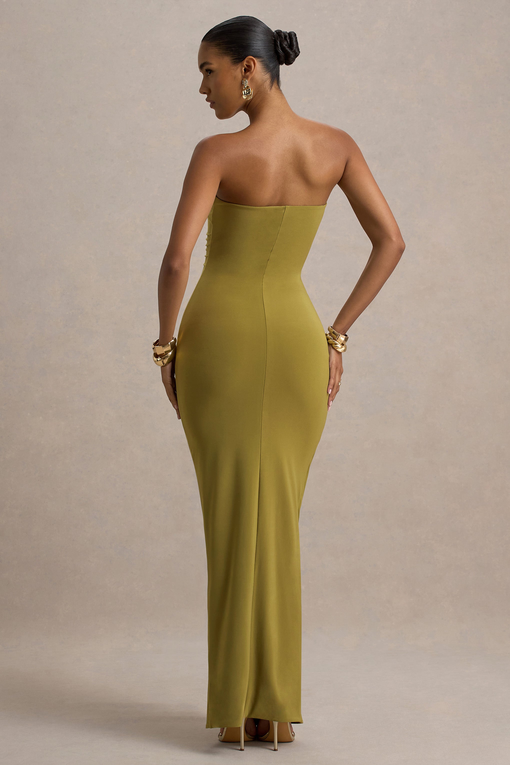 Ali | Olive Maxi Dress