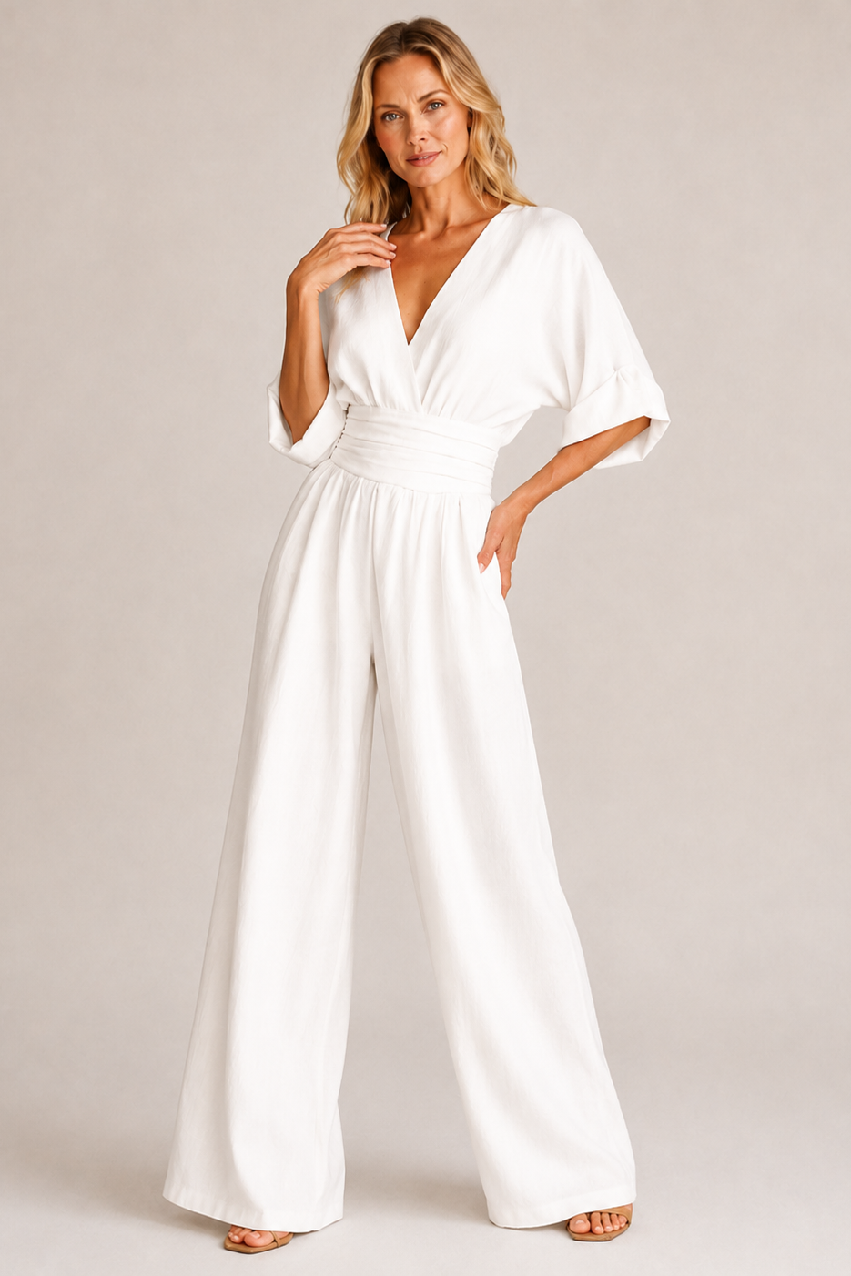 Simone Wide Leg Jumpsuit