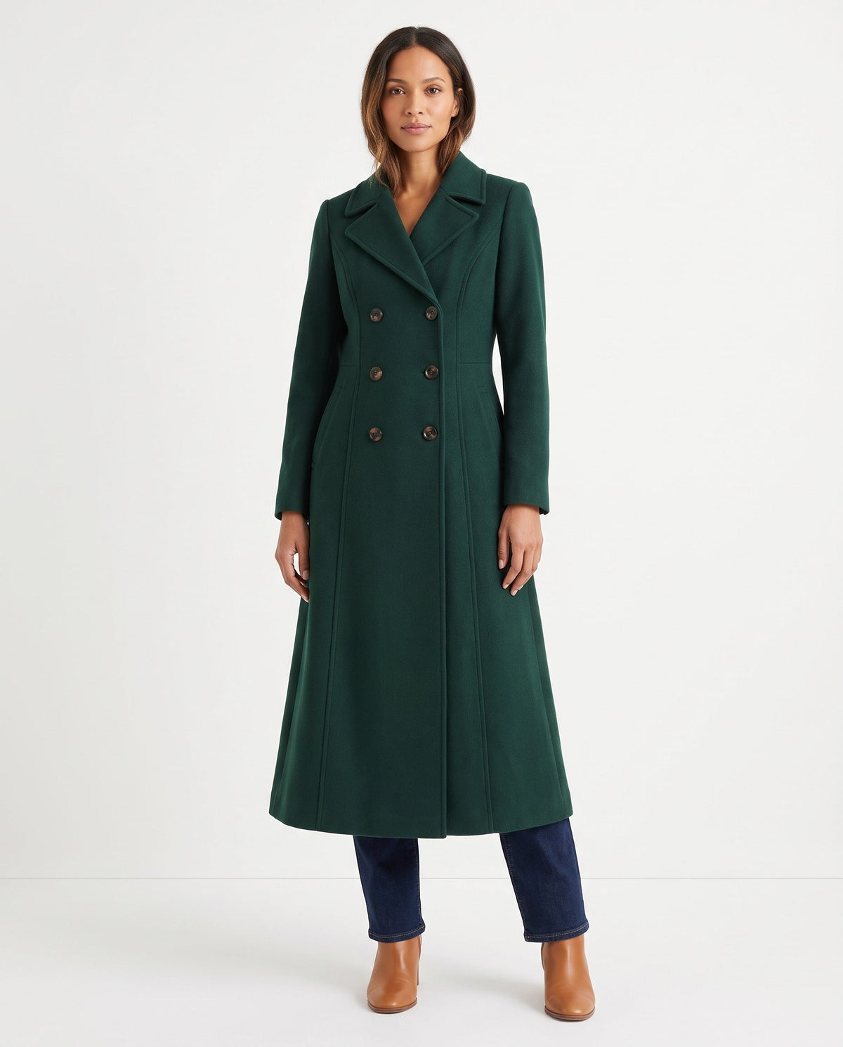 Women's Long Wool Coat | Maxi Winter Coat