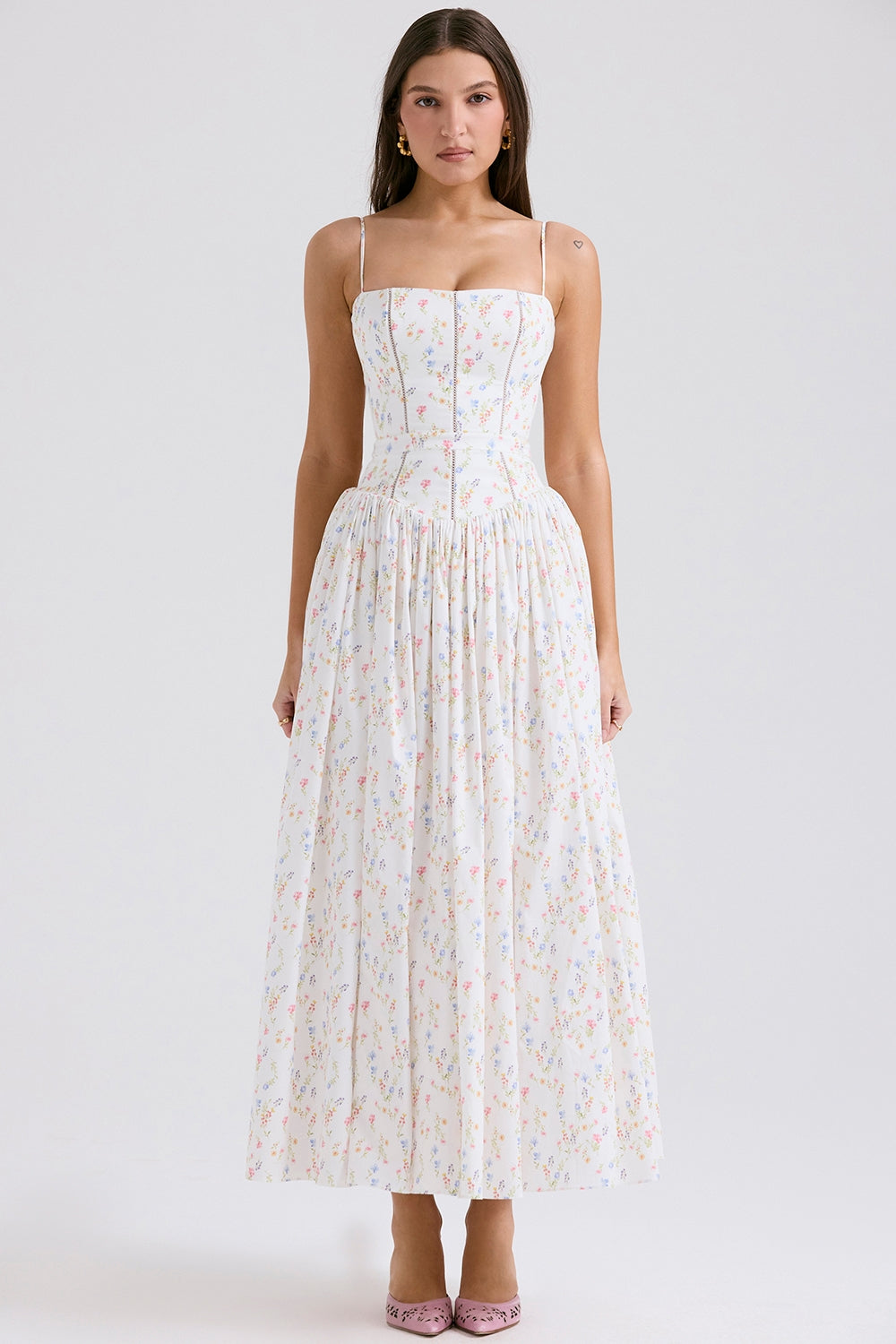 Isara | Floral Midi Sundress