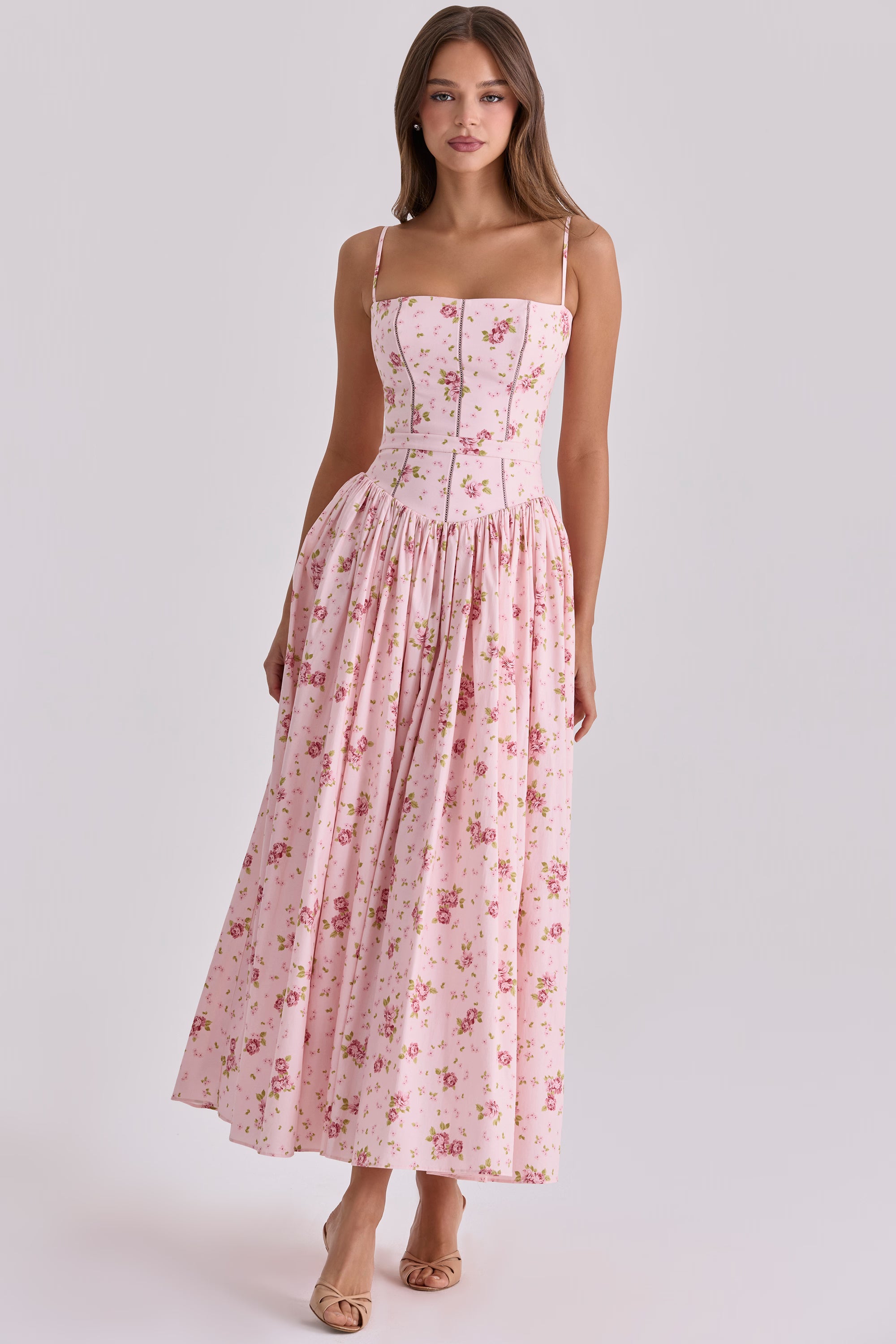 Isolde | Floral Midi Sundress