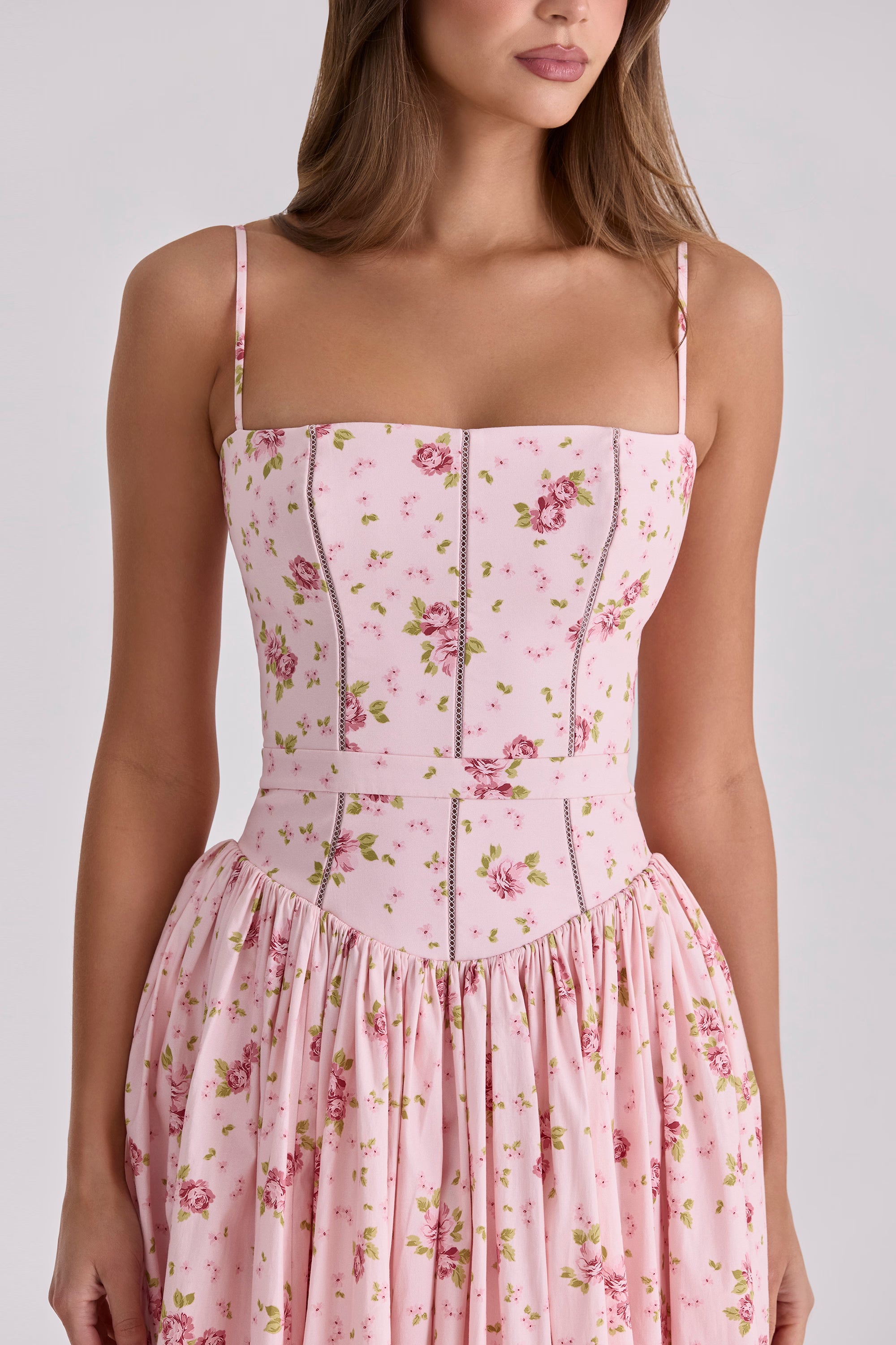 Isolde | Floral Midi Sundress