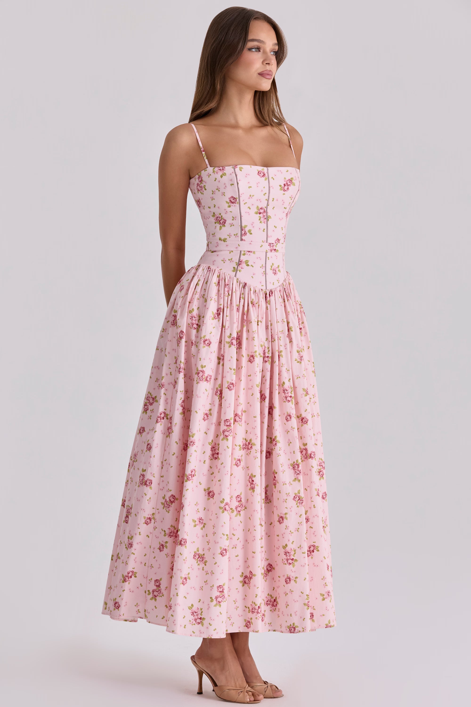 Isolde | Floral Midi Sundress