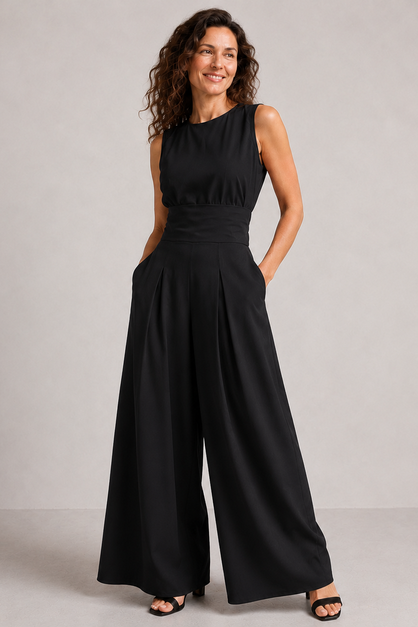Quirine Wide-Leg Two-Piece Set